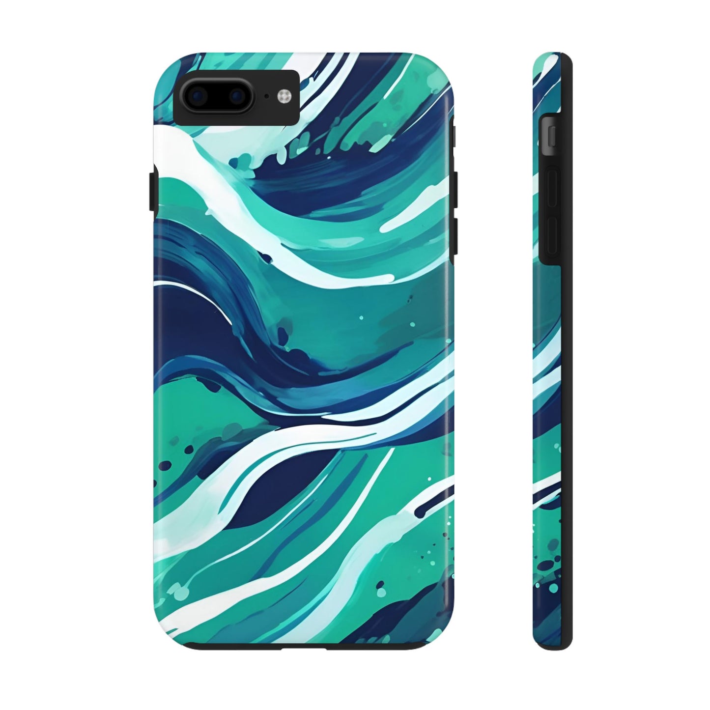 Ocean Wave Tough Phone Case - Durable Protection