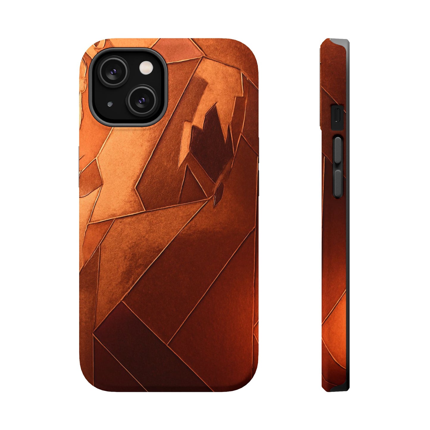 Geometric Magnetic Tough Cases - Stylish Protection for Your Phone