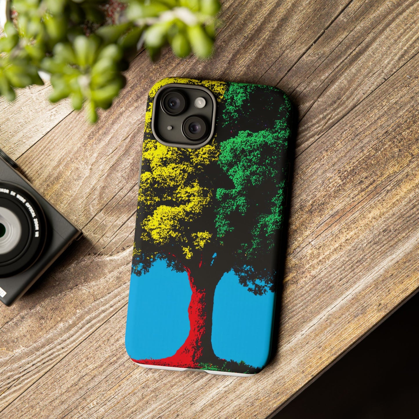 Phone Case - Vibrant Tree Design