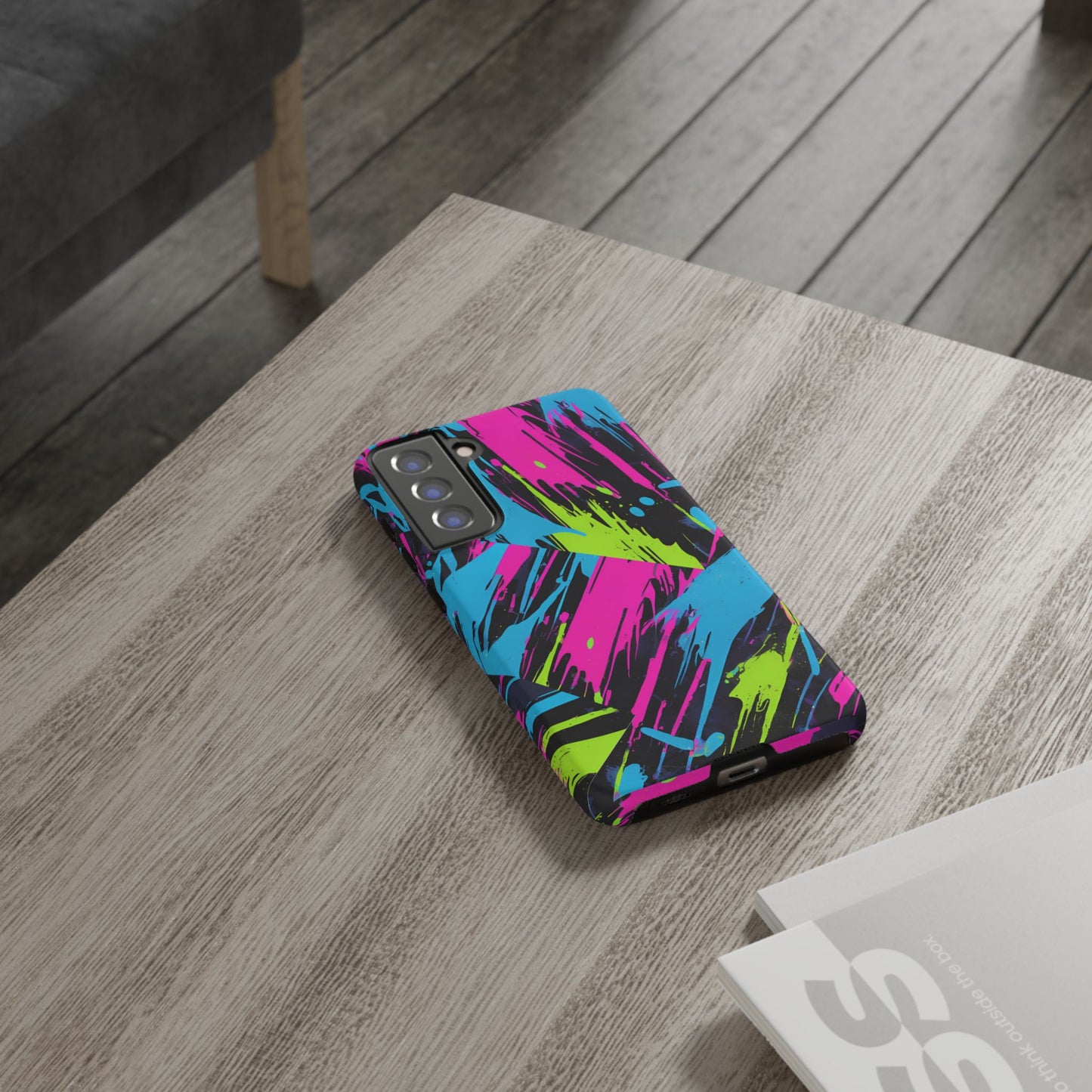 Vibrant Phone Case - Tough Cases with Bold Color Burst Design