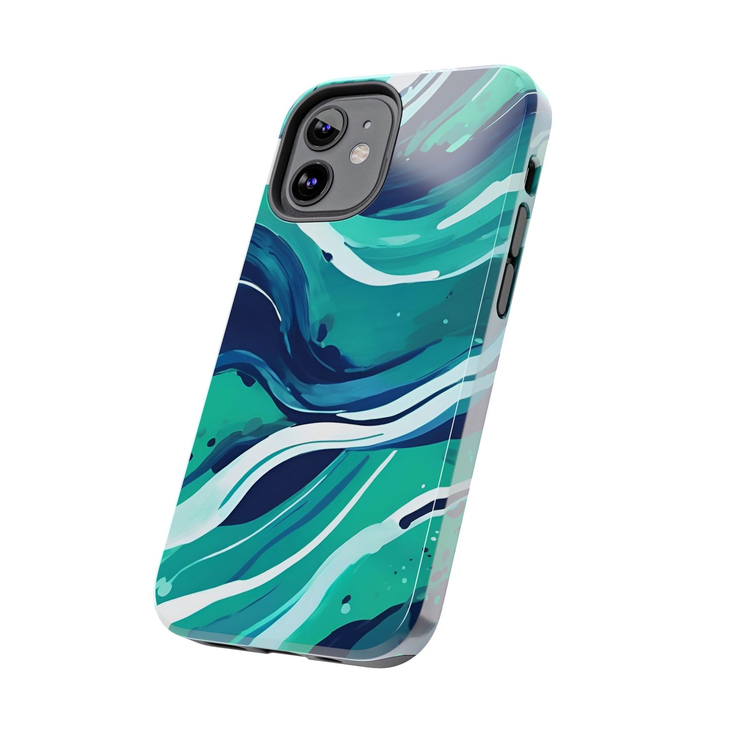 Ocean Wave Tough Phone Case - Durable Protection