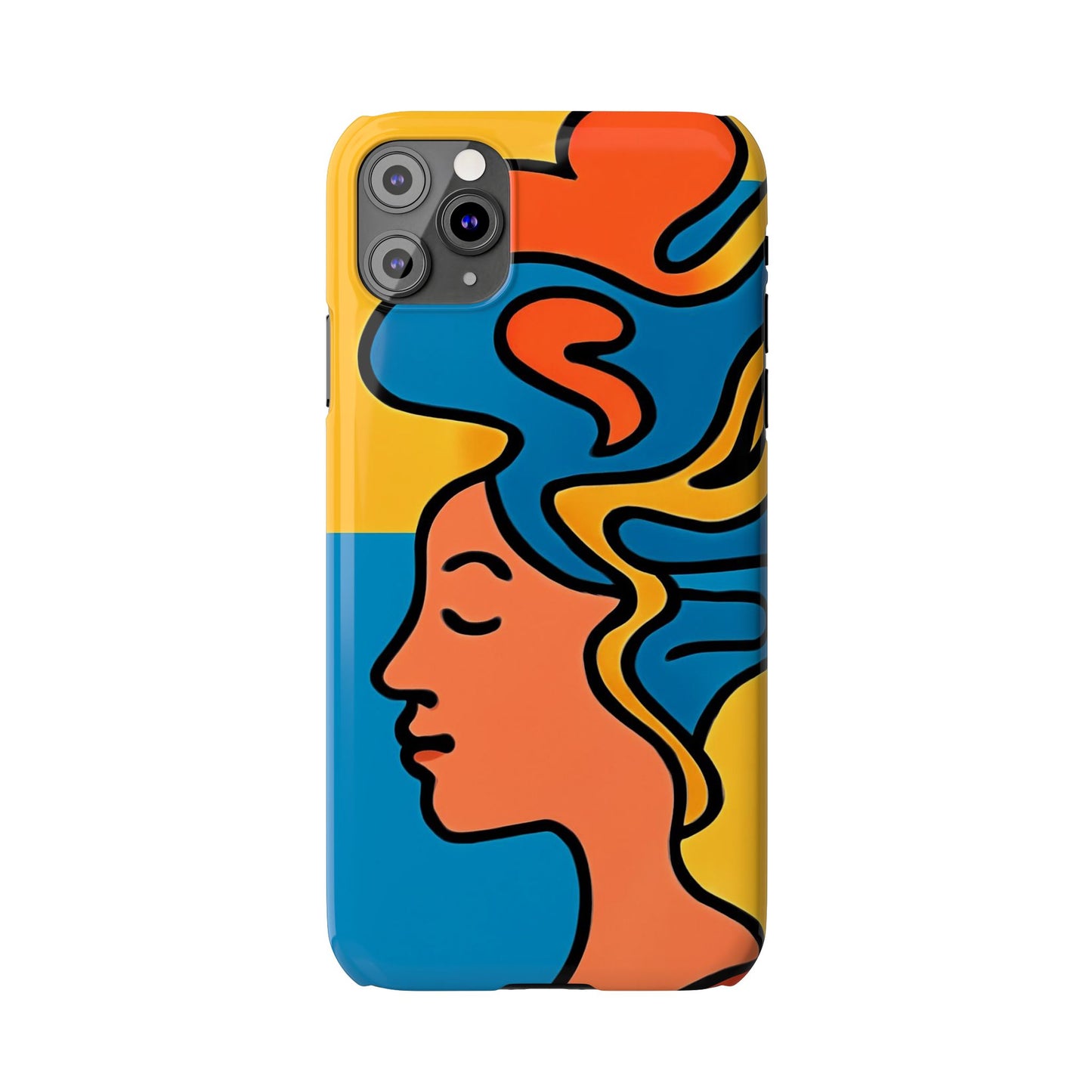 Stylish Slim Phone Cases with Colorful Abstract Design
