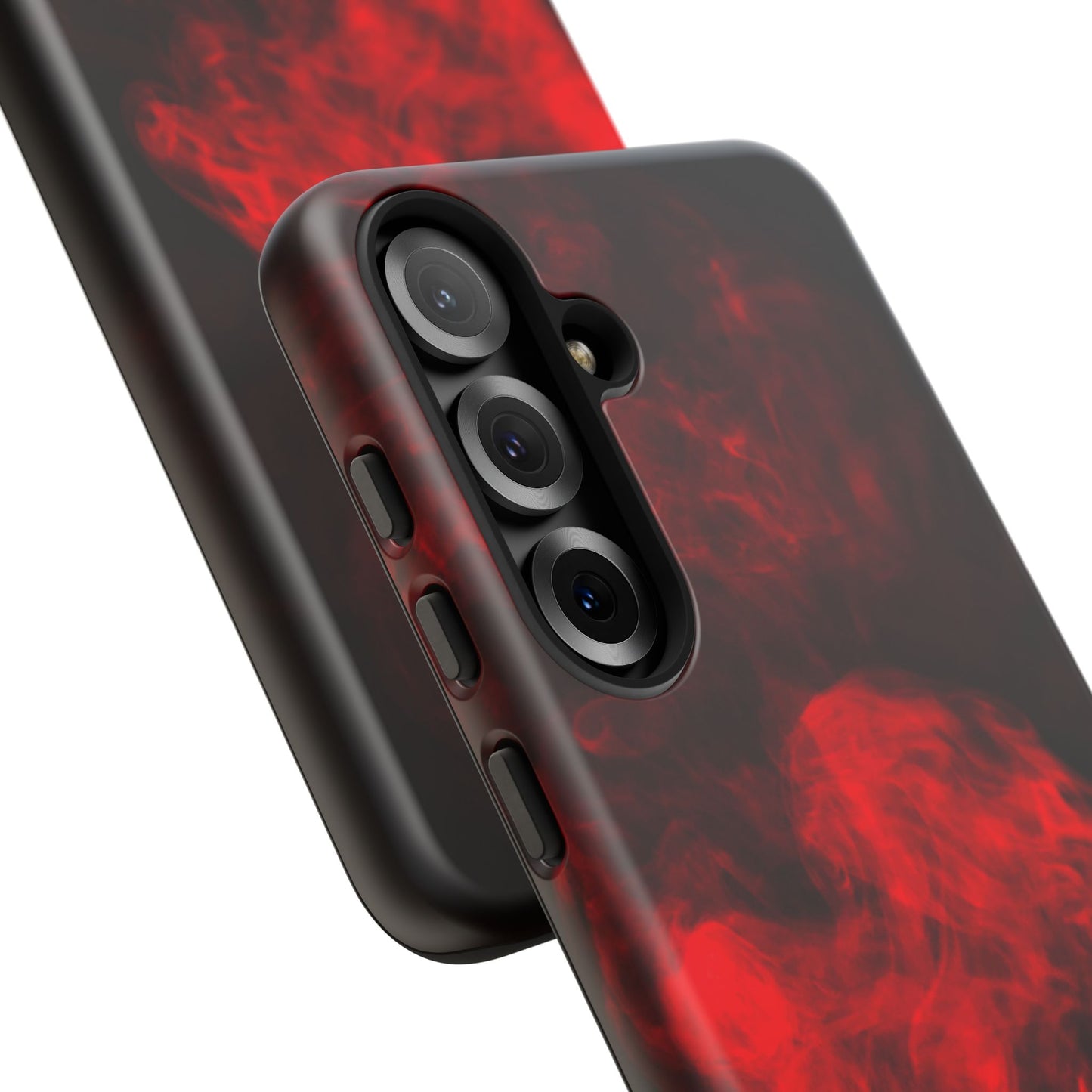 Bold Red Smoke Phone Case – Tough Cases for Protection and Style