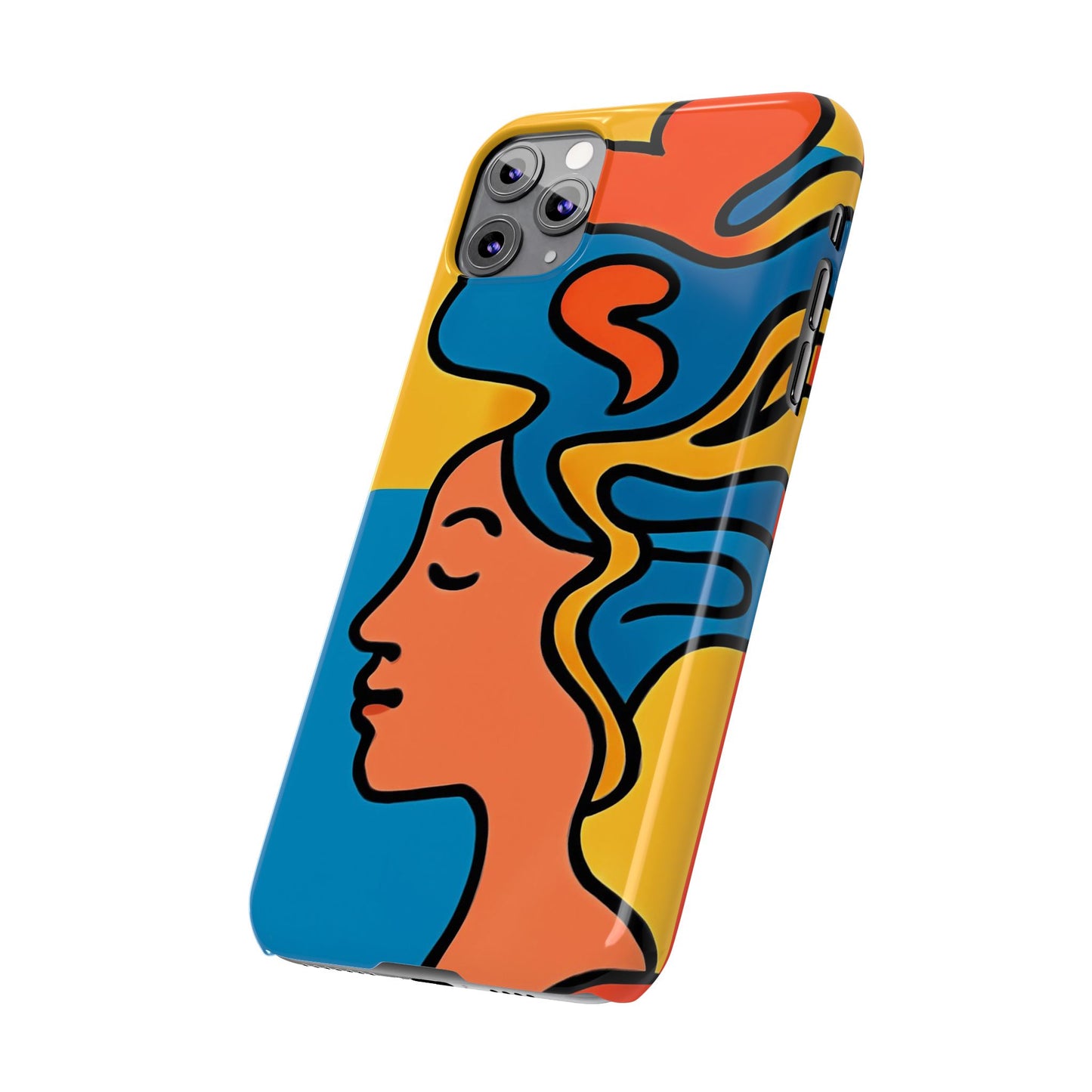 Stylish Slim Phone Cases with Colorful Abstract Design