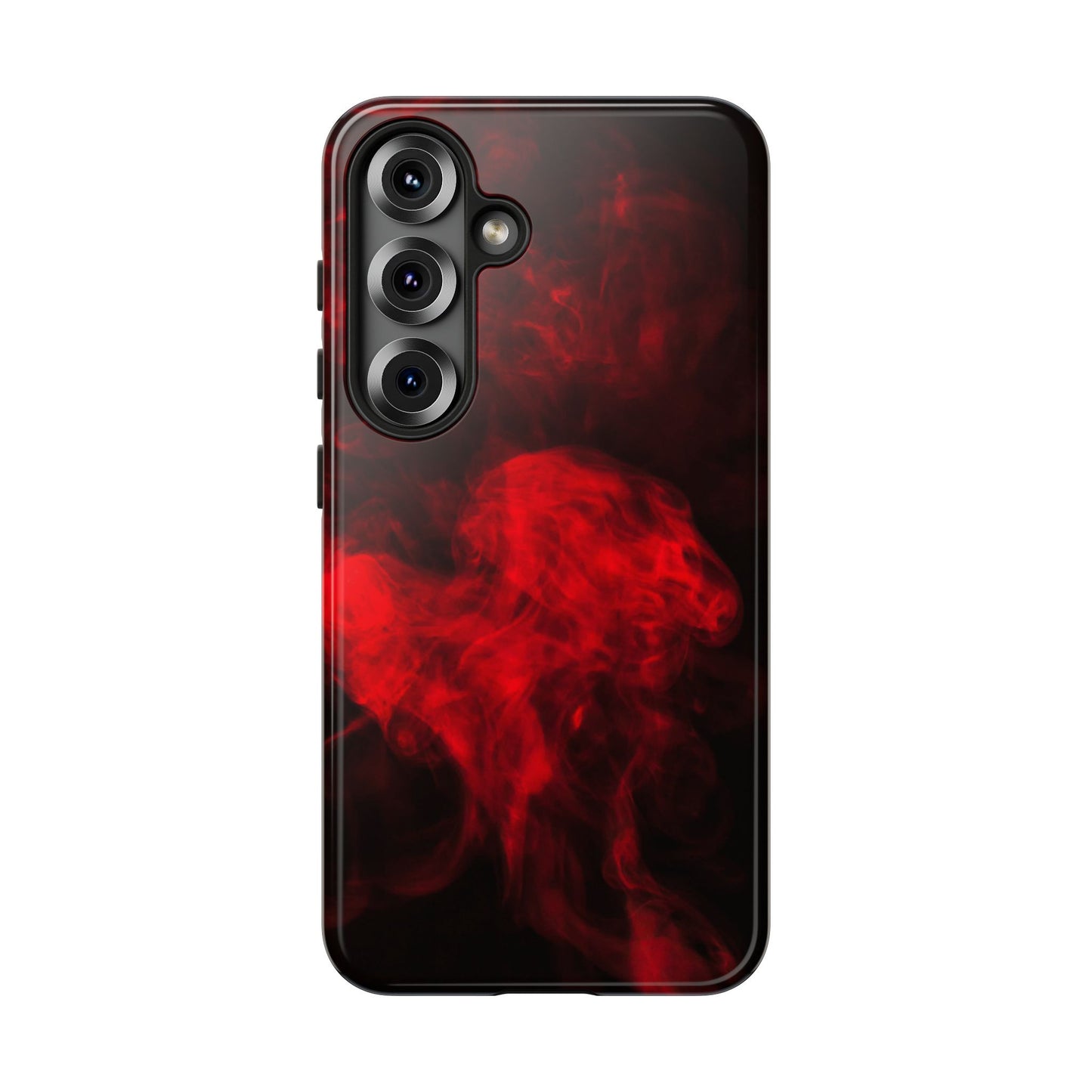 Bold Red Smoke Phone Case – Tough Cases for Protection and Style