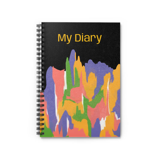 Colorful Spiral Notebook - My Diary for Creative Minds