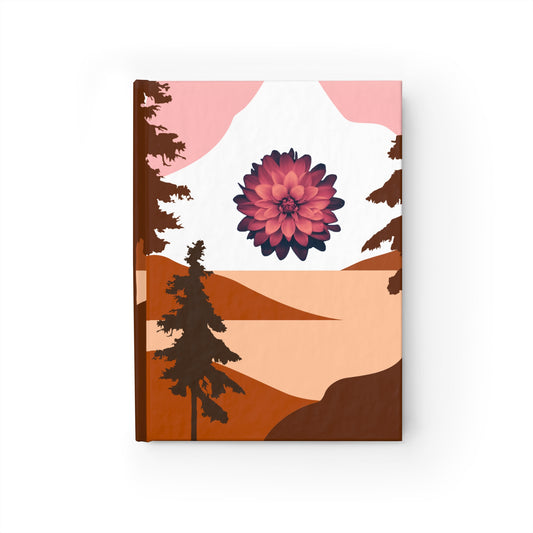 Nature-Inspired Blank Journal with Floral Design