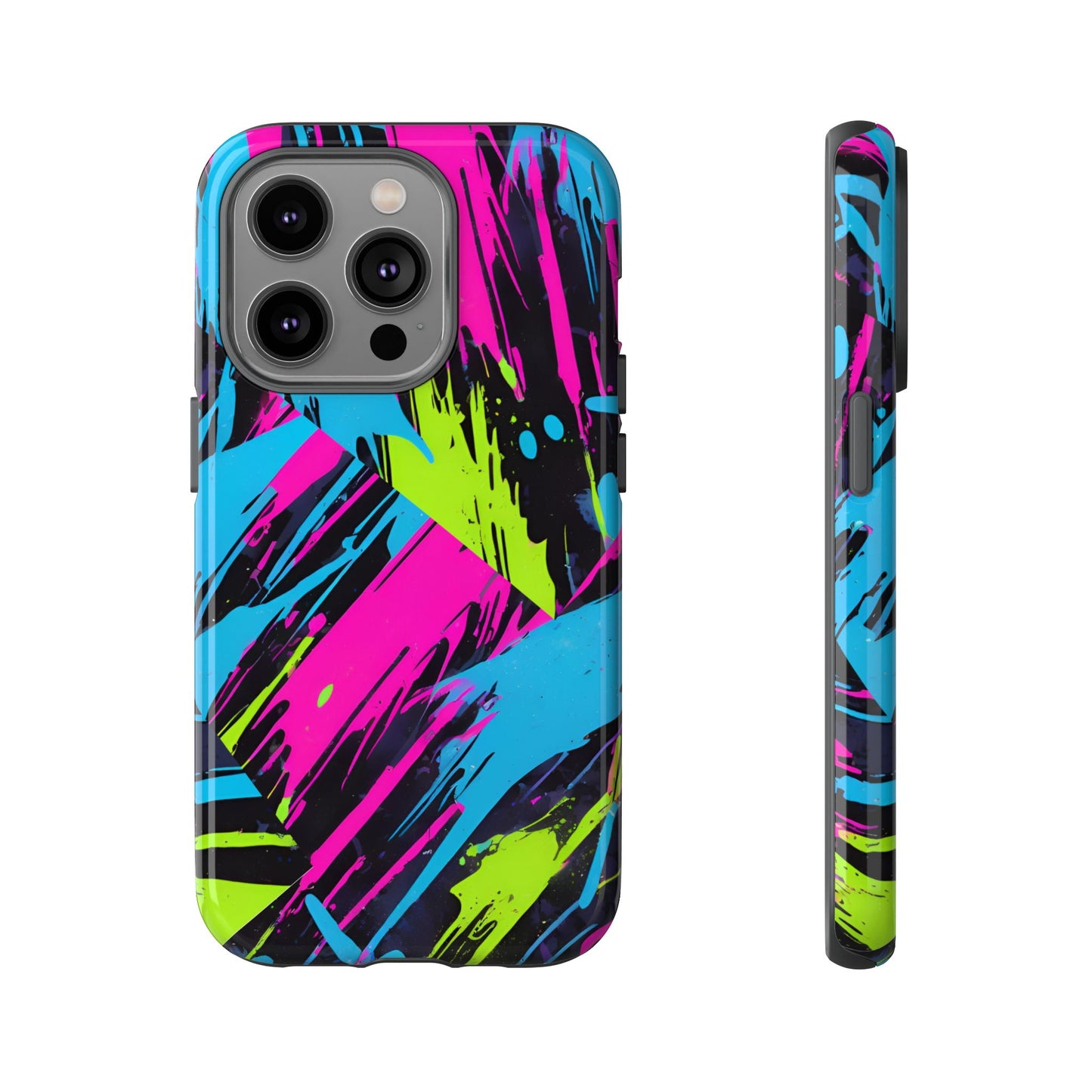 Vibrant Phone Case - Tough Cases with Bold Color Burst Design