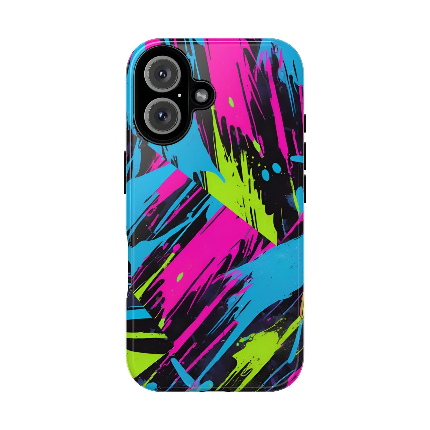 Vibrant Phone Case - Tough Cases with Bold Color Burst Design