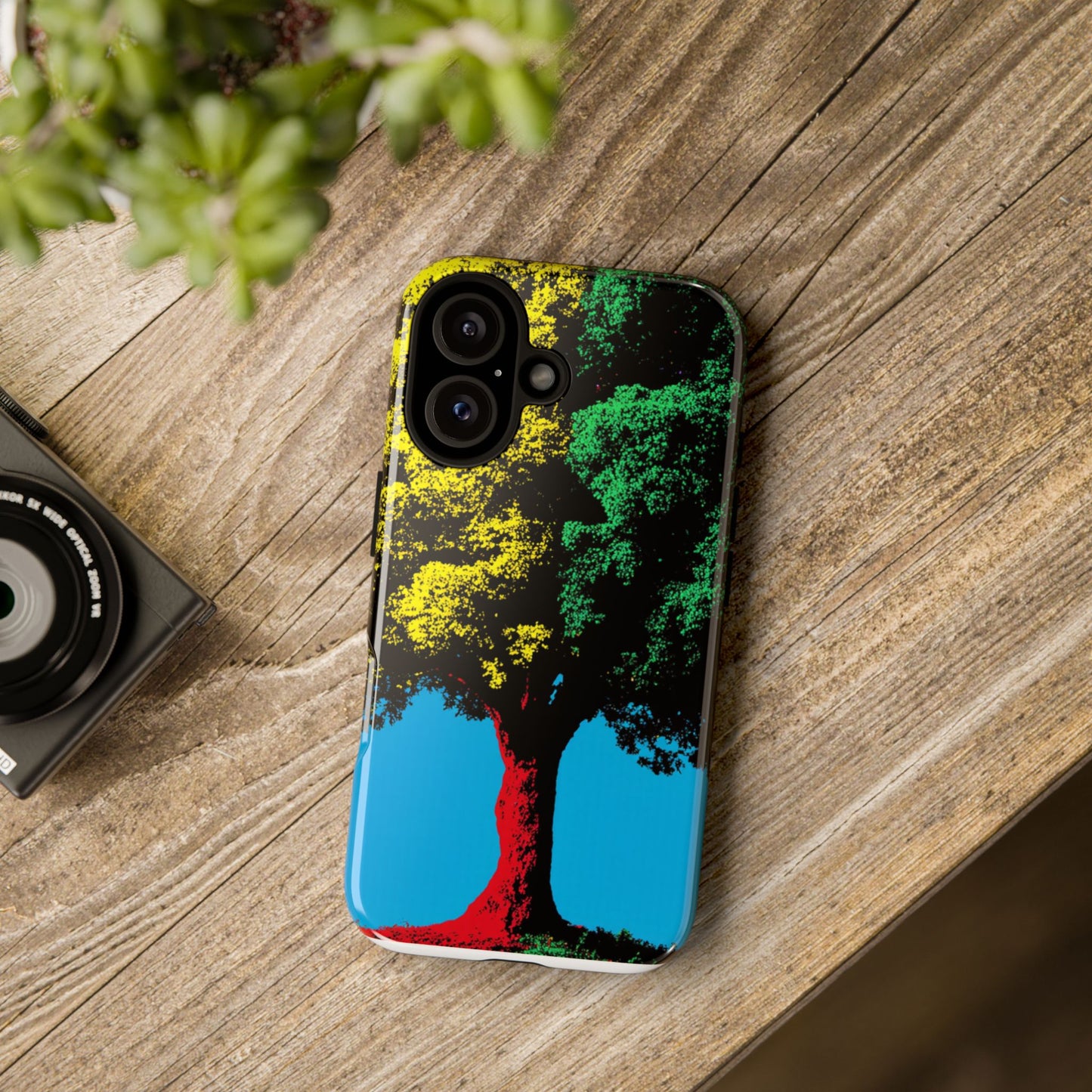 Phone Case - Vibrant Tree Design