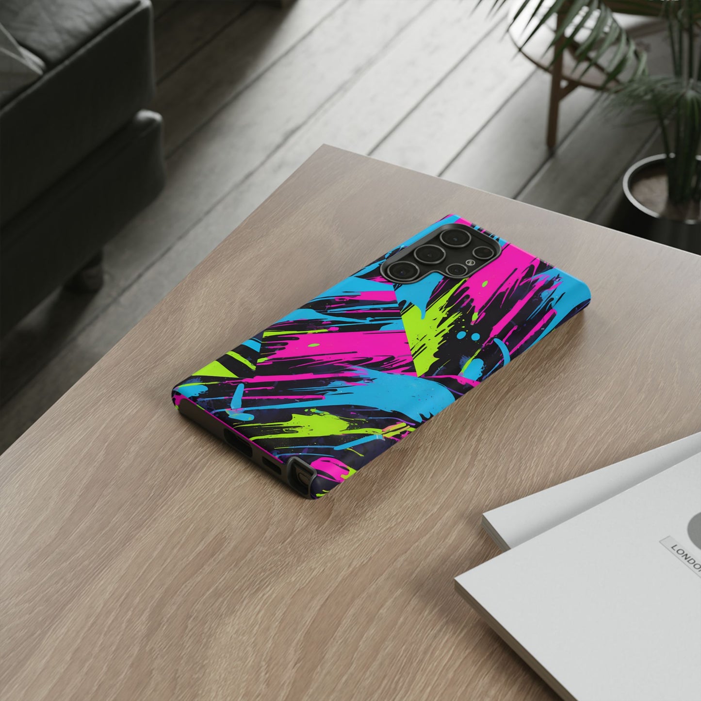 Vibrant Phone Case - Tough Cases with Bold Color Burst Design