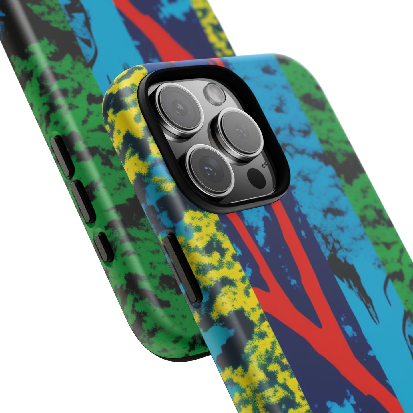 Phone Case - Colorful Forest Design Tough Case