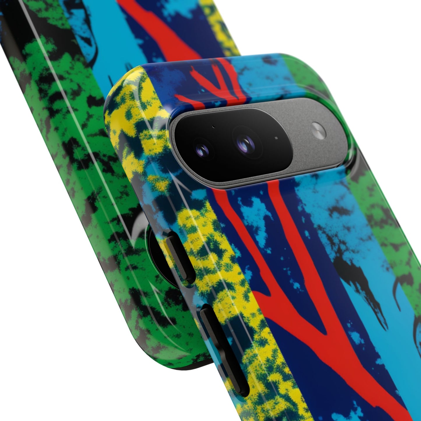 Phone Case - Colorful Forest Design Tough Case