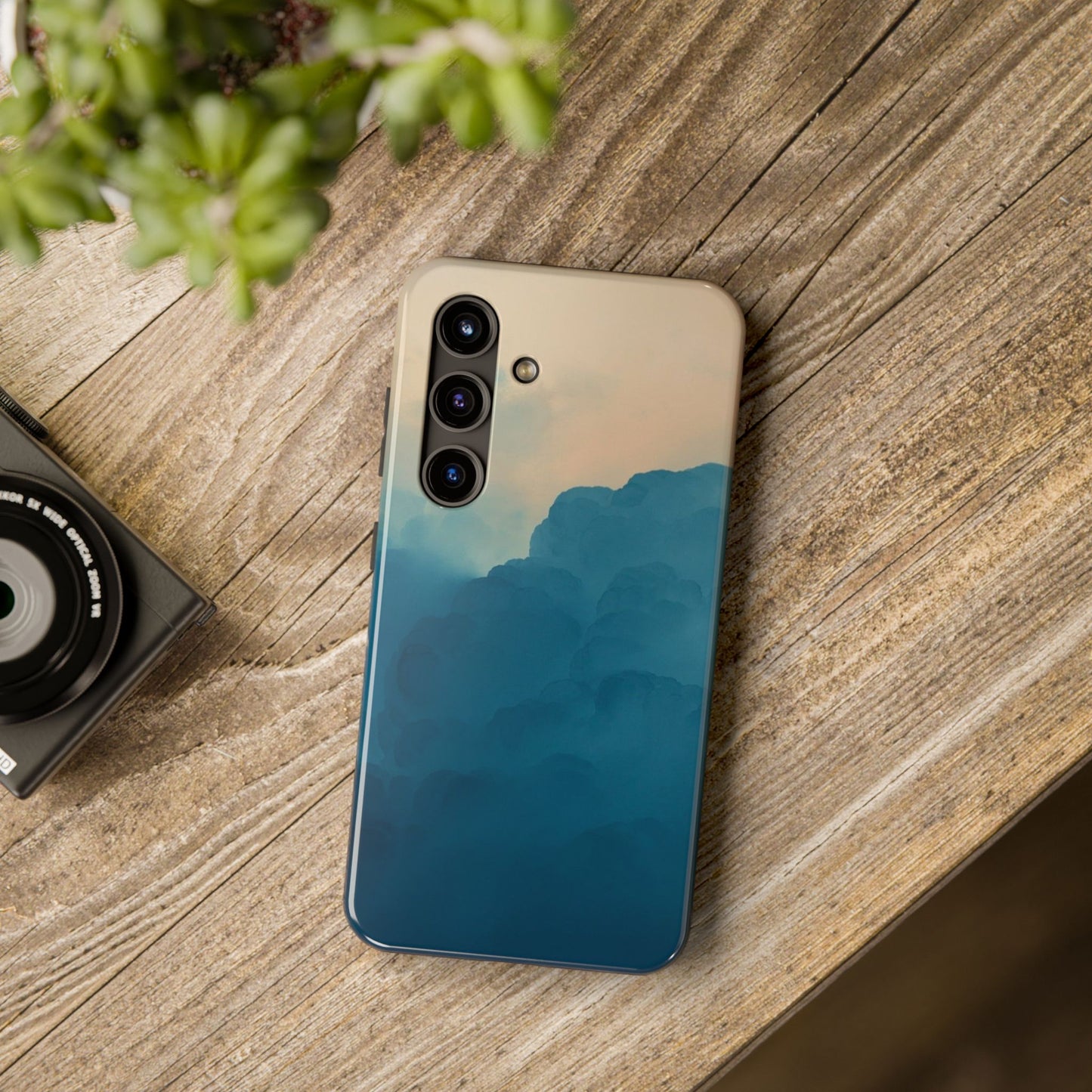 Serene Cloud Tough Phone Case - Durable Protection with Soothing Aesthetic