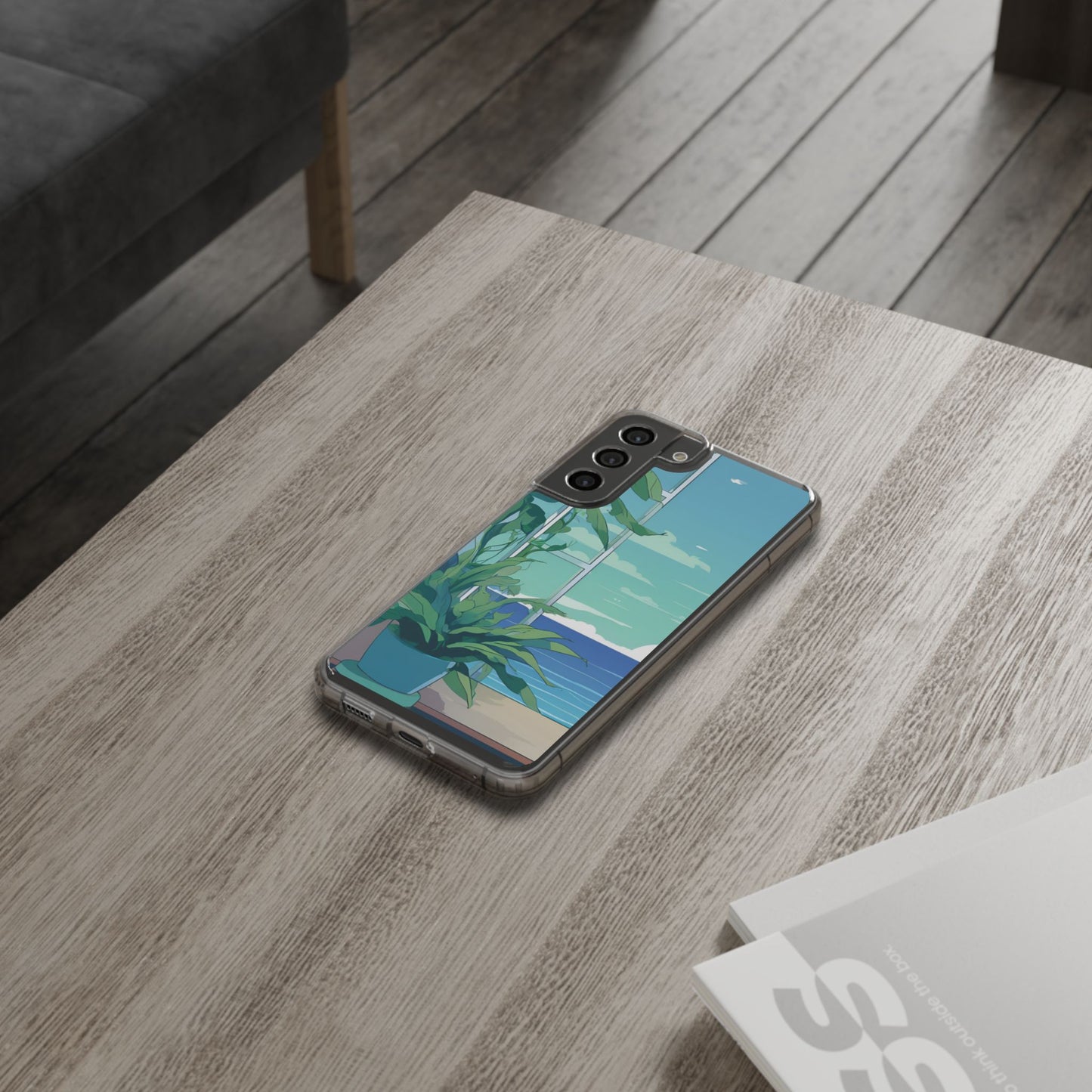 Tropical Ocean Clear Phone Case - Perfect Gift for Nature Lovers