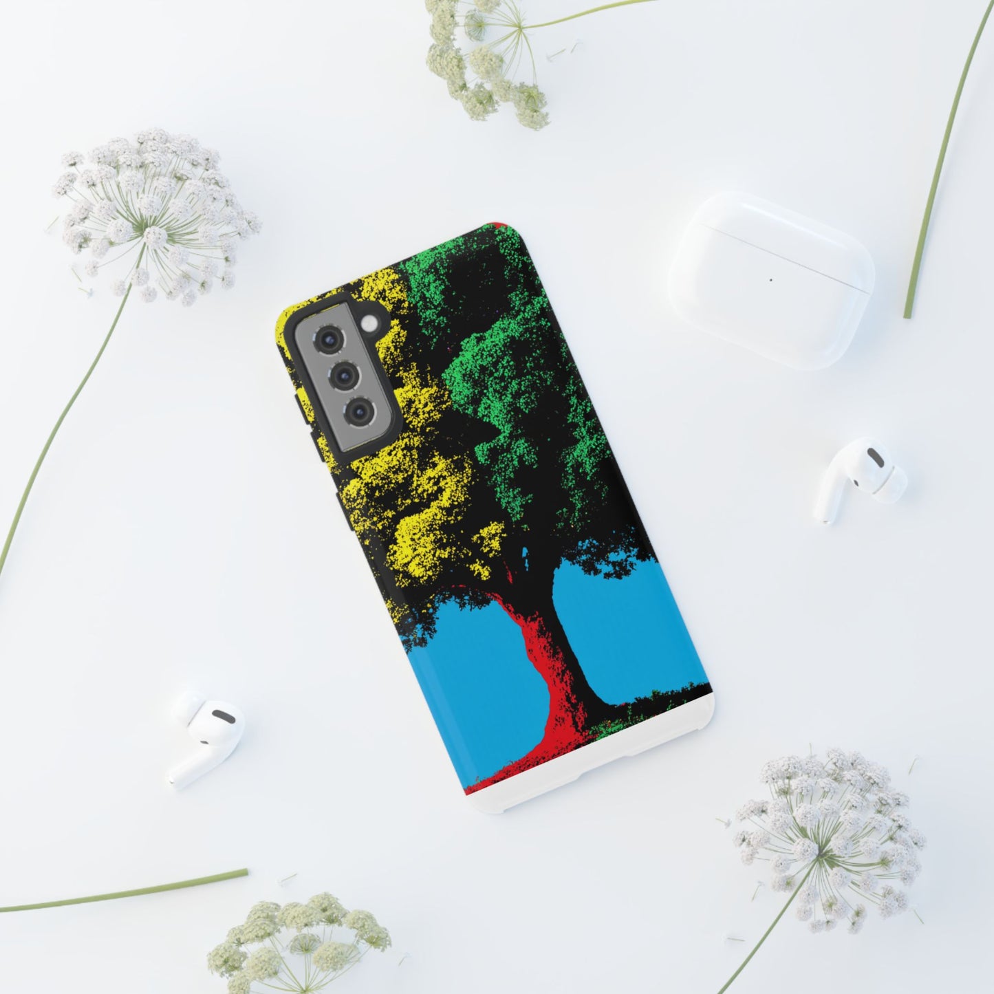 Phone Case - Vibrant Tree Design