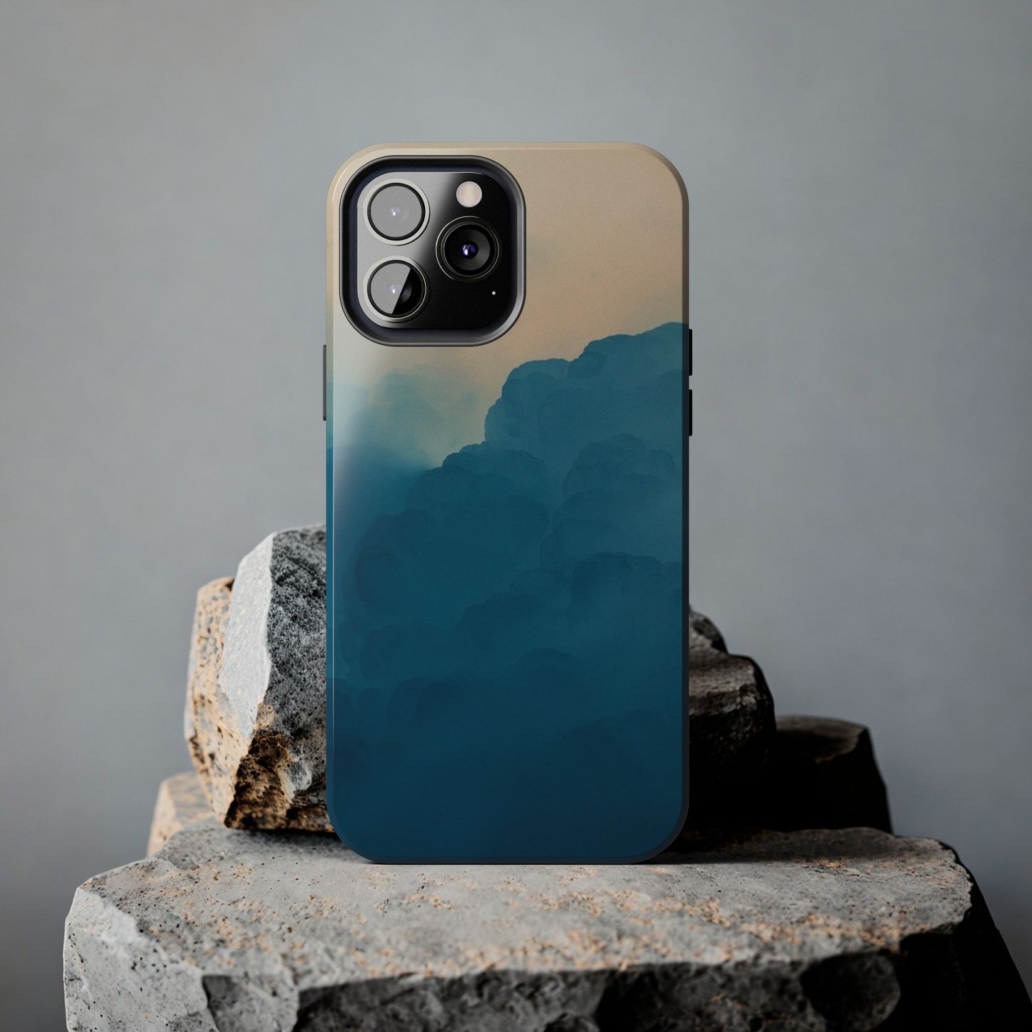 Serene Cloud Tough Phone Case - Durable Protection with Soothing Aesthetic