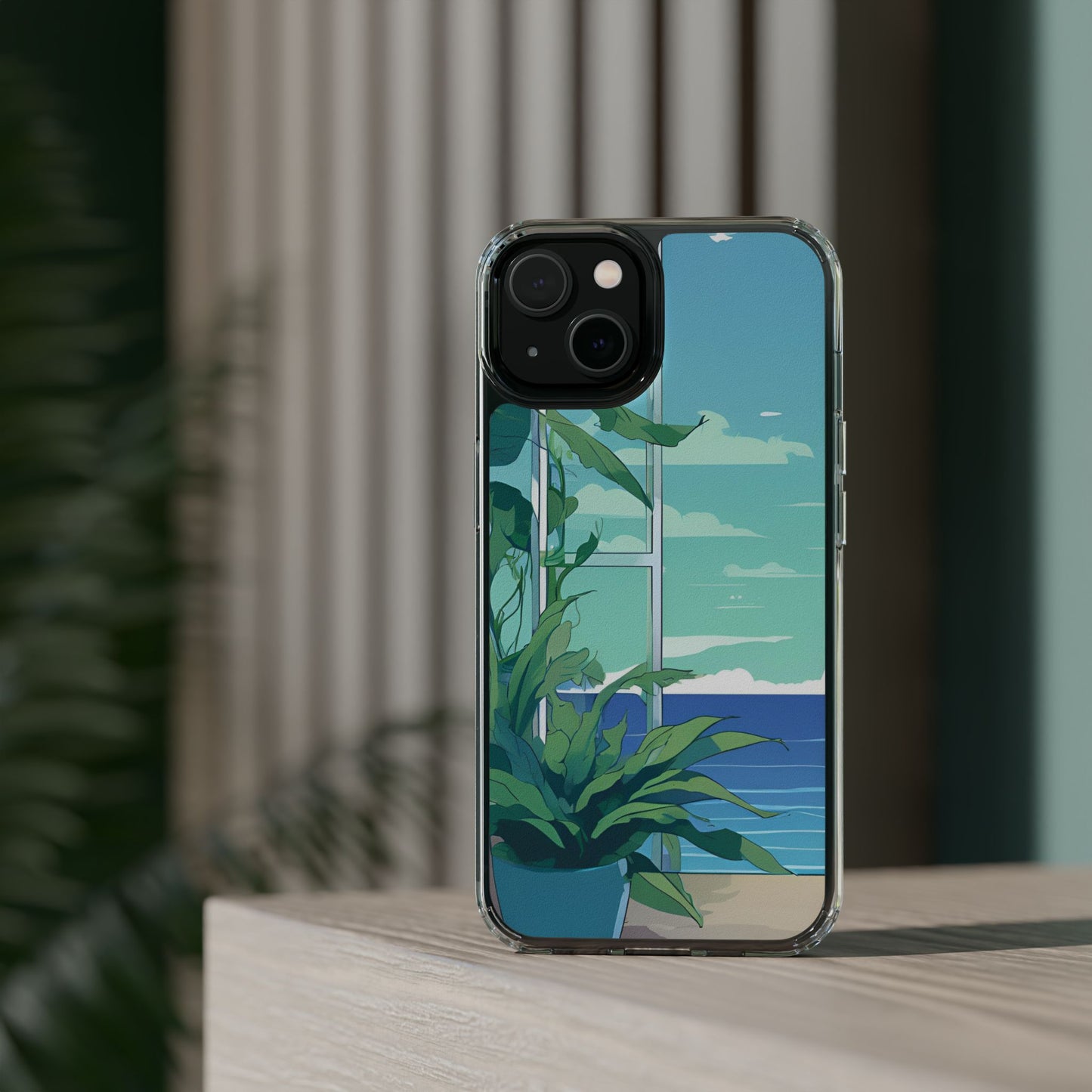 Tropical Ocean Clear Phone Case - Perfect Gift for Nature Lovers