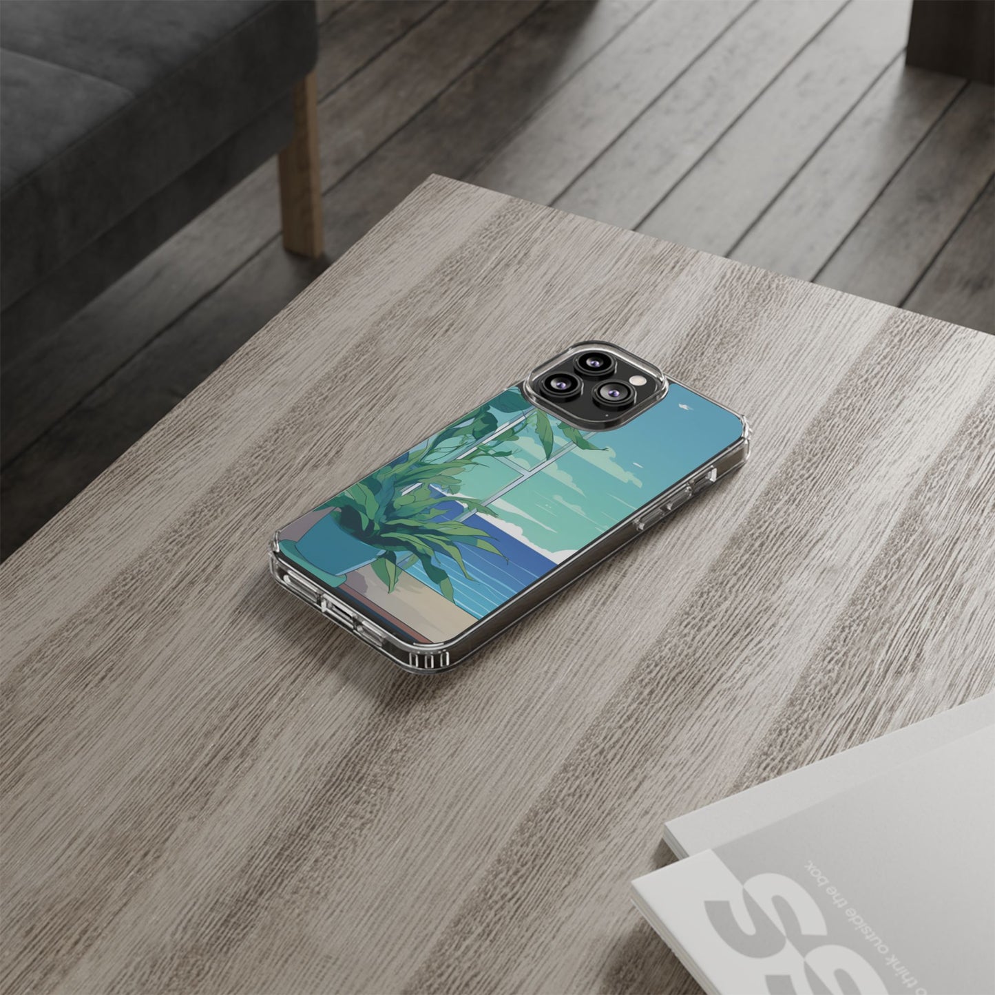 Tropical Ocean Clear Phone Case - Perfect Gift for Nature Lovers