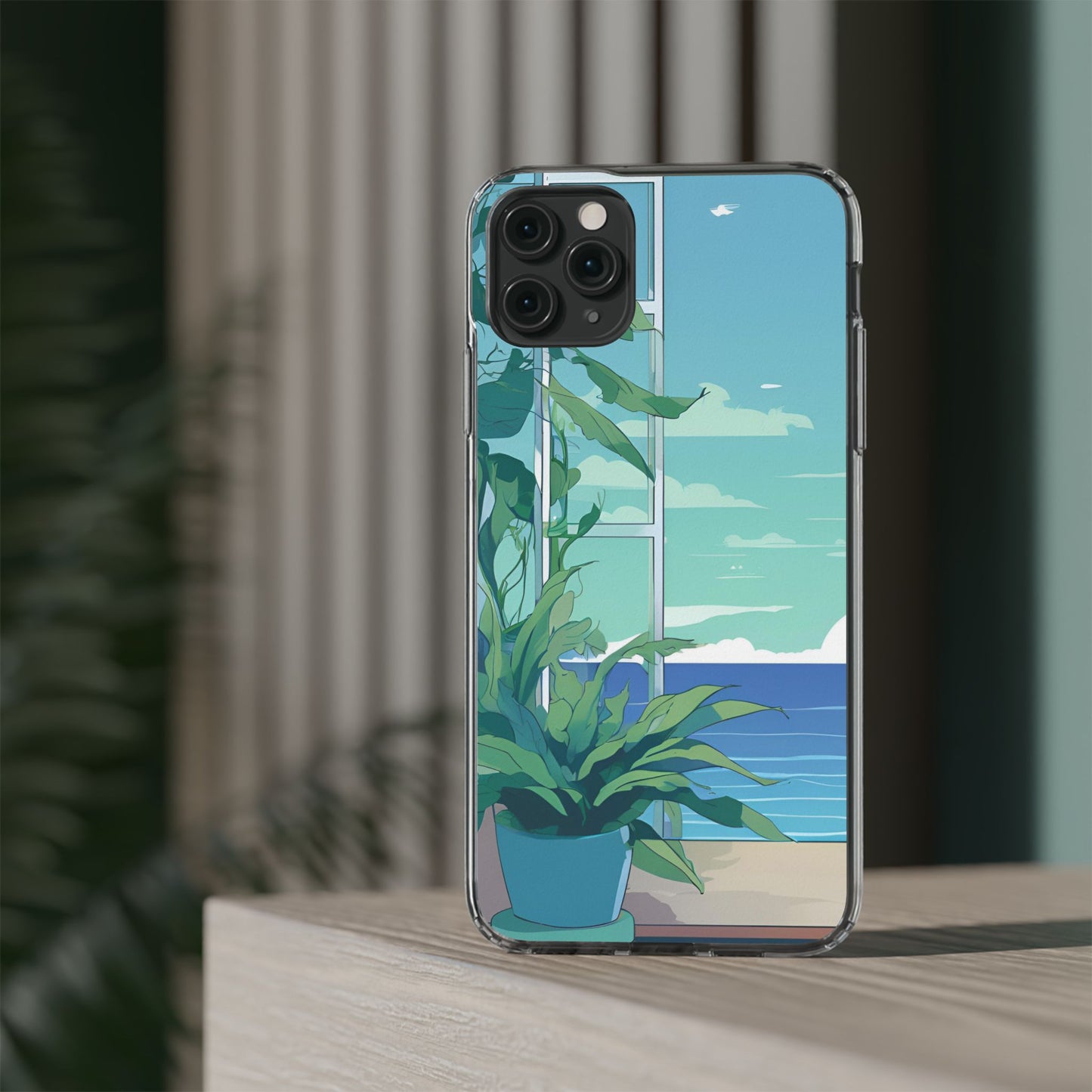 Tropical Ocean Clear Phone Case - Perfect Gift for Nature Lovers