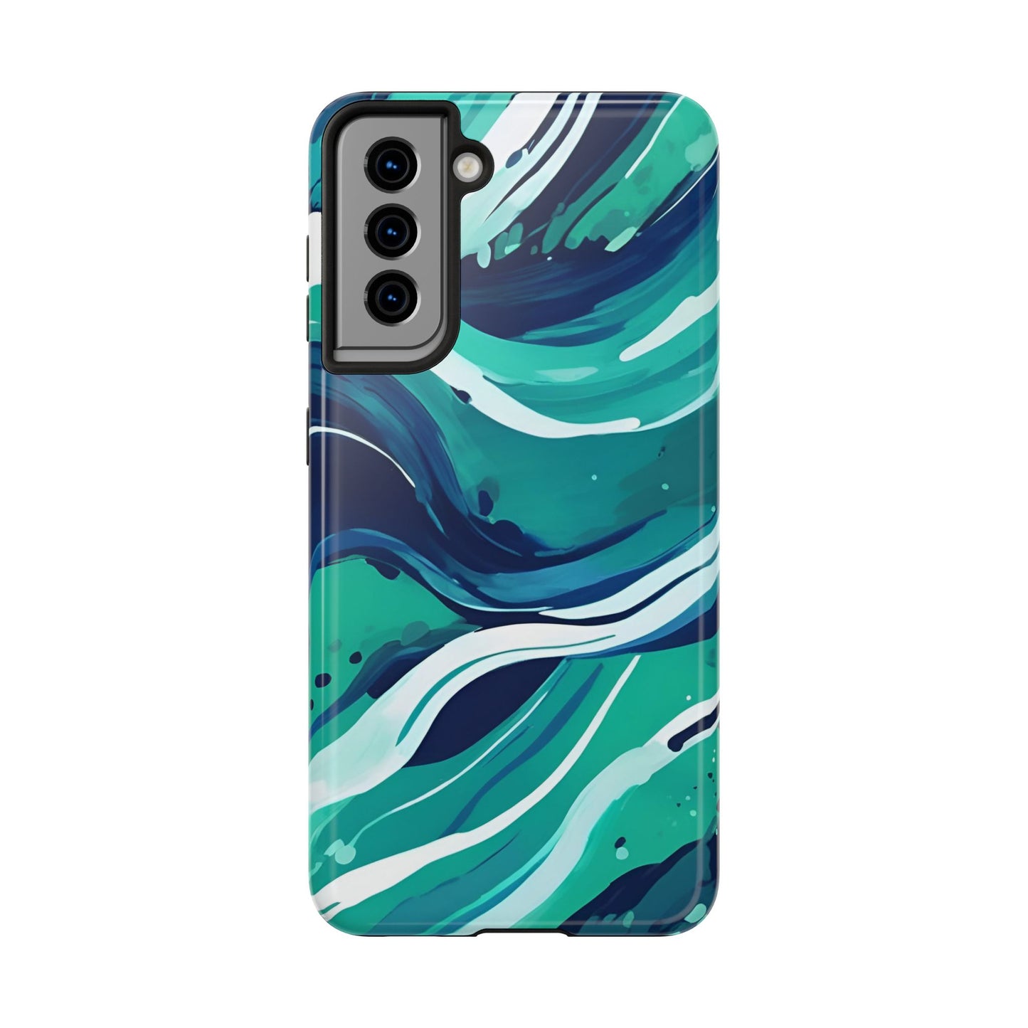 Ocean Wave Tough Phone Case - Durable Protection