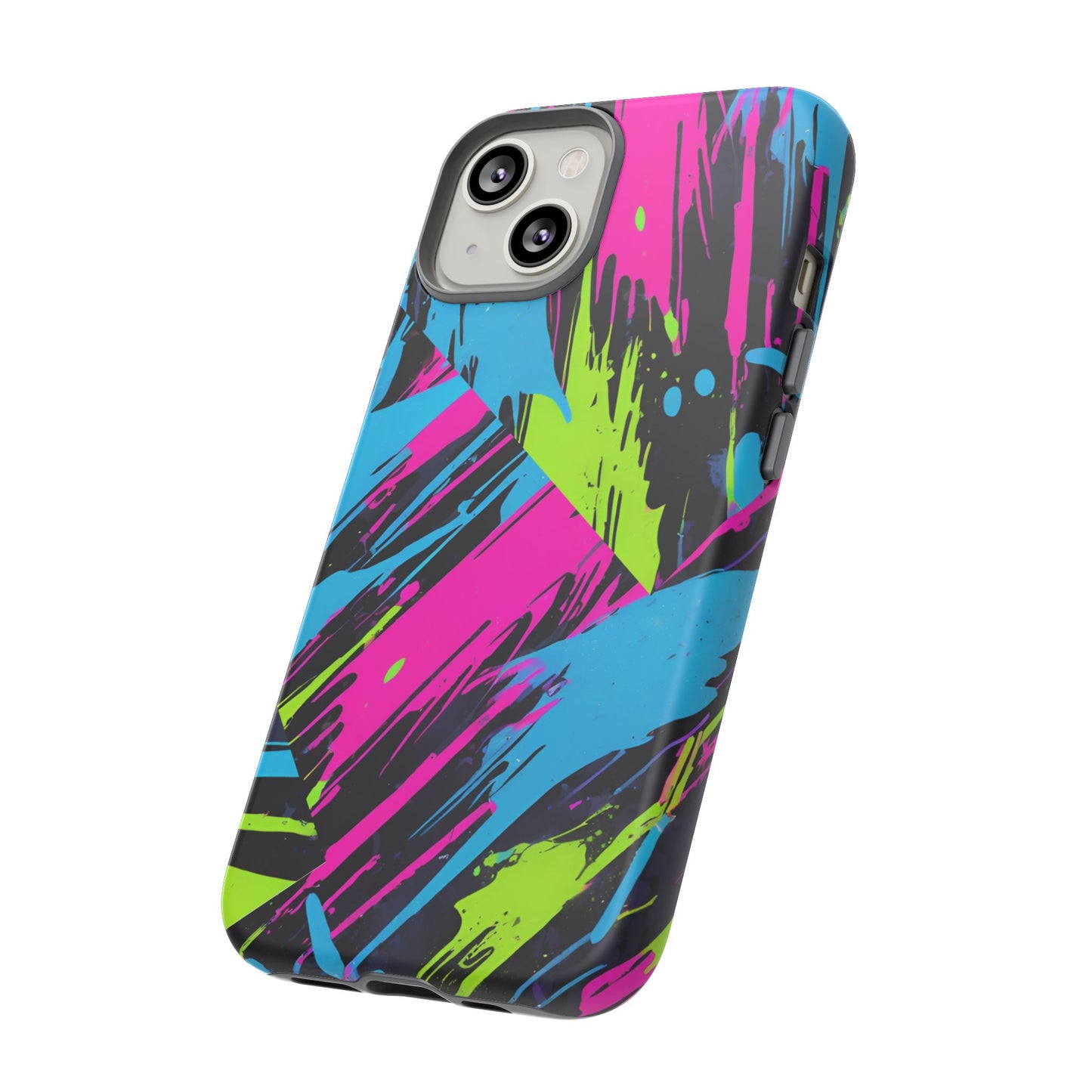 Vibrant Phone Case - Tough Cases with Bold Color Burst Design