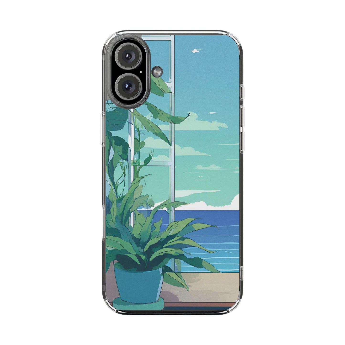 Tropical Ocean Clear Phone Case - Perfect Gift for Nature Lovers