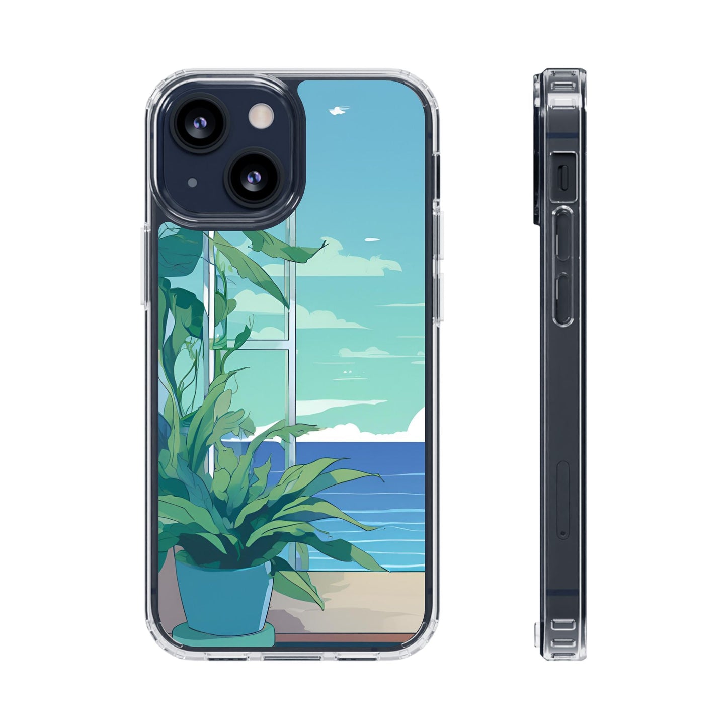 Tropical Ocean Clear Phone Case - Perfect Gift for Nature Lovers
