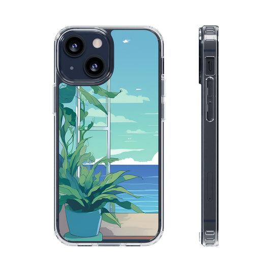 Tropical Ocean Clear Phone Case - Perfect Gift for Nature Lovers