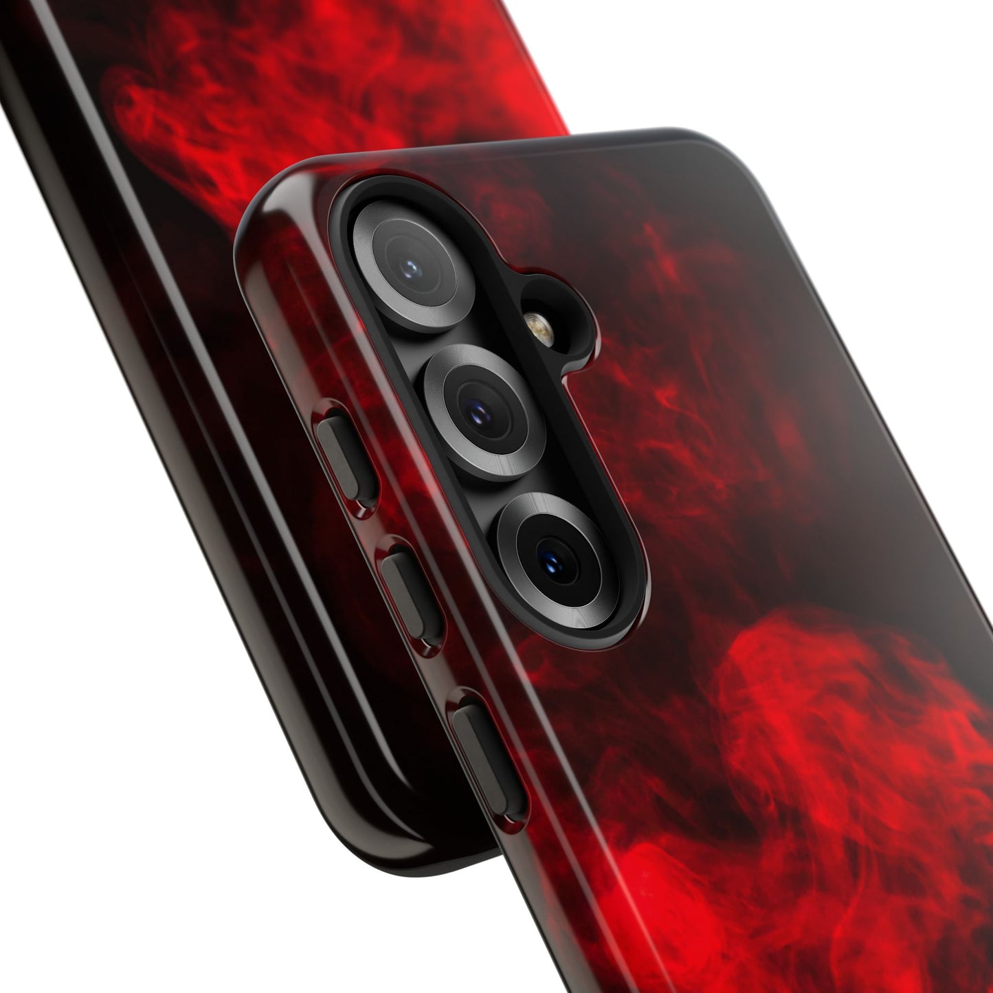 Bold Red Smoke Phone Case – Tough Cases for Protection and Style