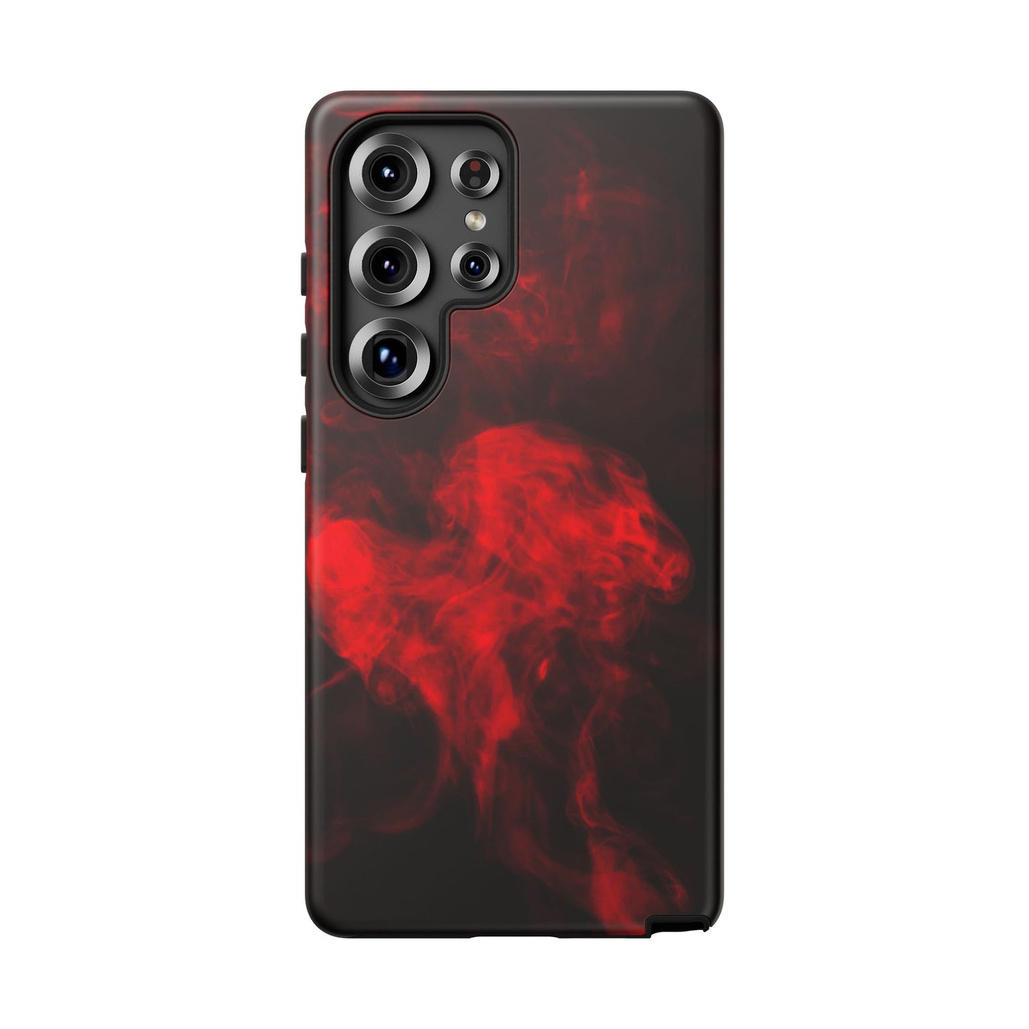 Bold Red Smoke Phone Case – Tough Cases for Protection and Style