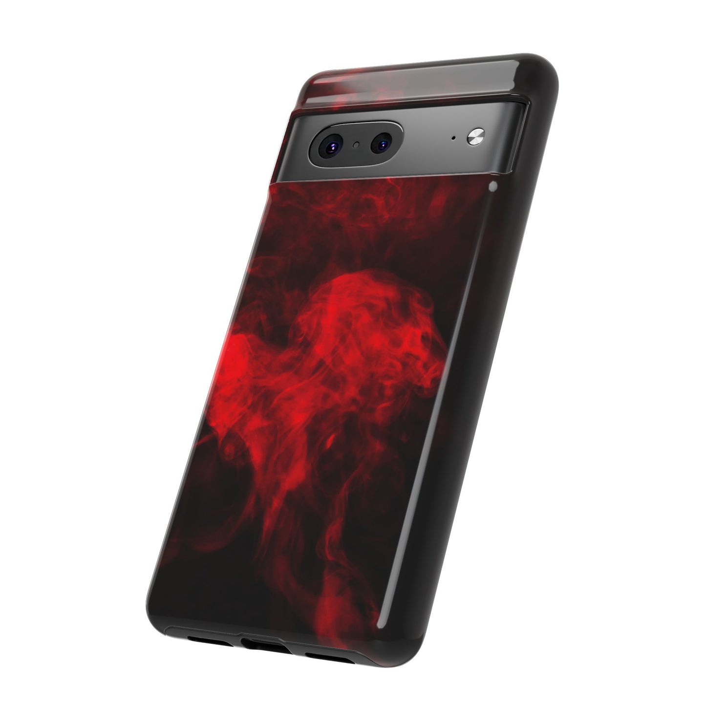 Bold Red Smoke Phone Case – Tough Cases for Protection and Style
