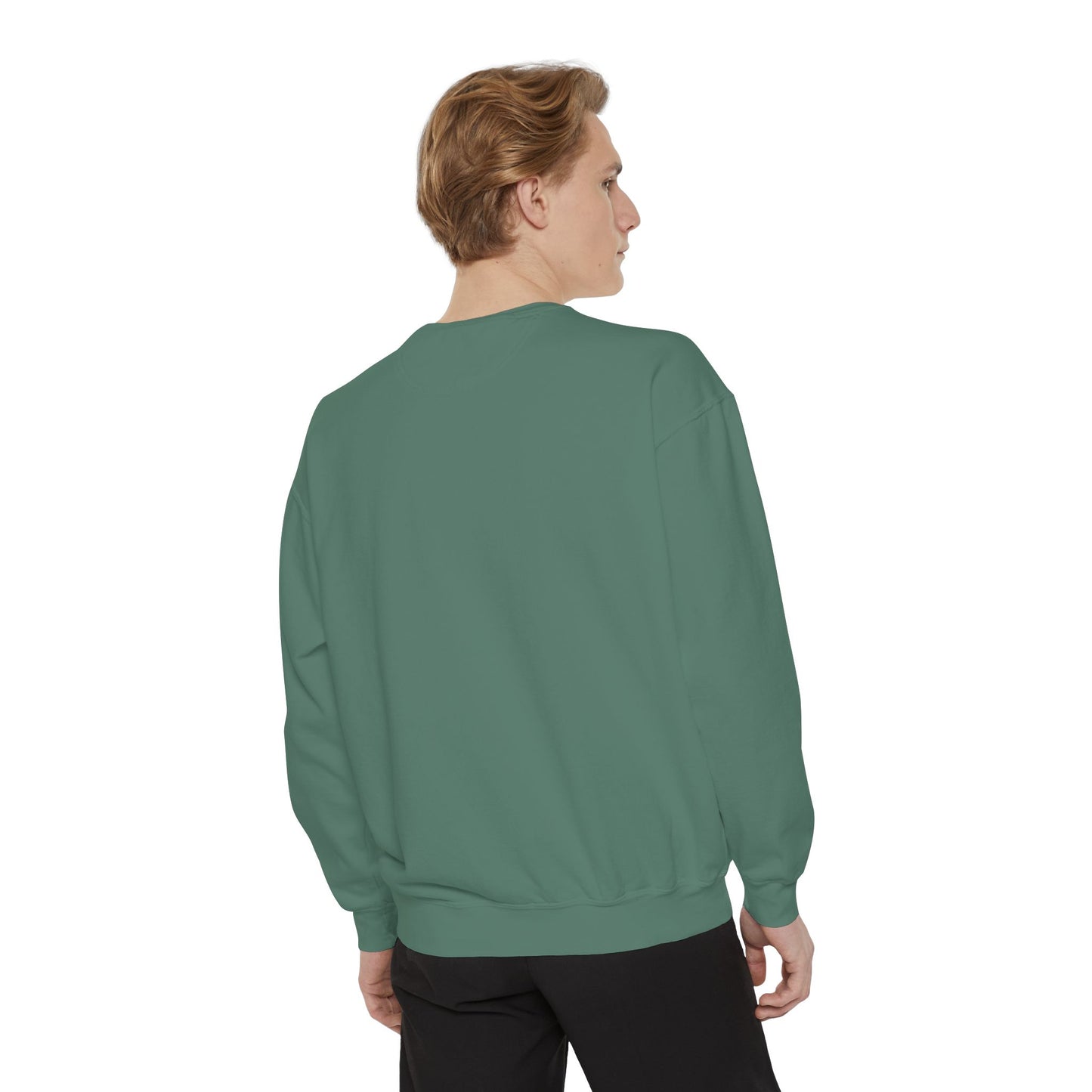 Floral Unisex Sweatshirt - Cozy Garment-Dyed Style for Nature Lovers