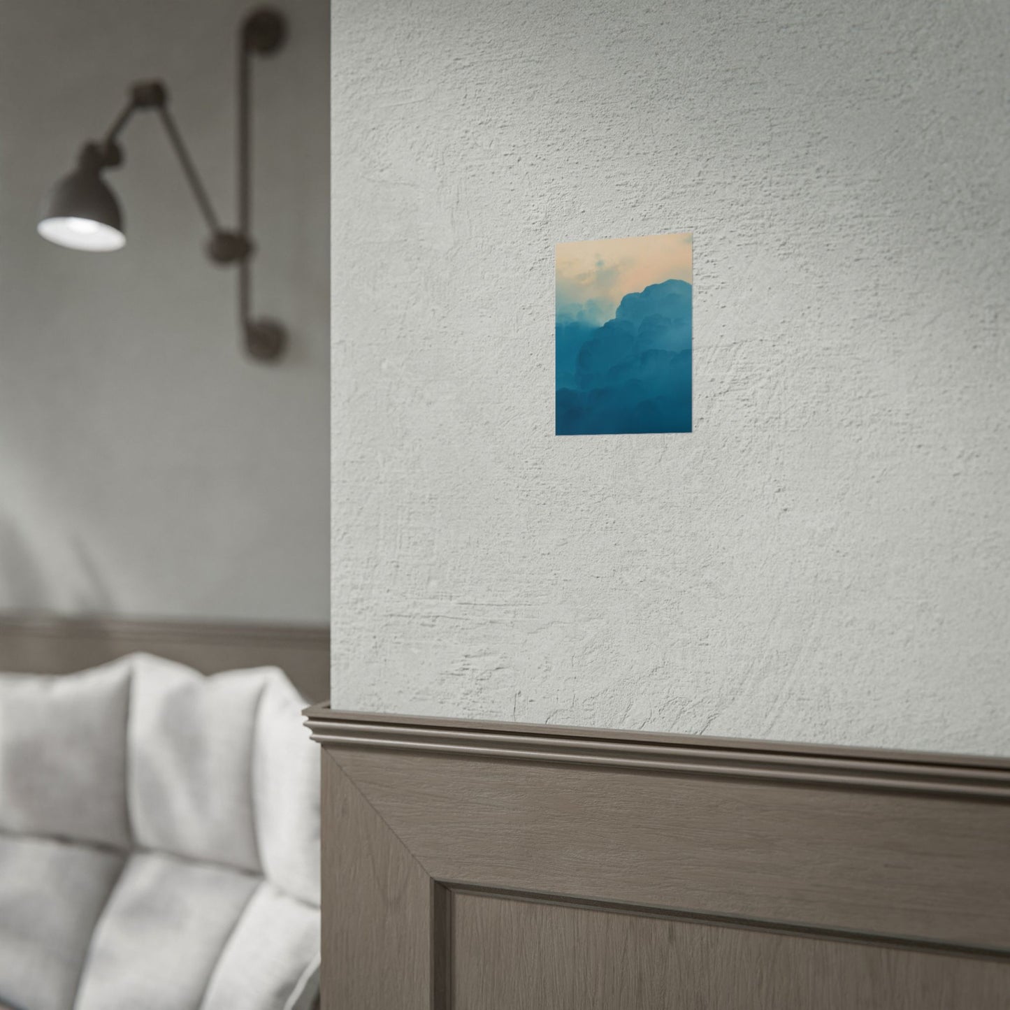 Tranquil Cloudscape Rolled Poster - Perfect for Home Décor and Relaxation