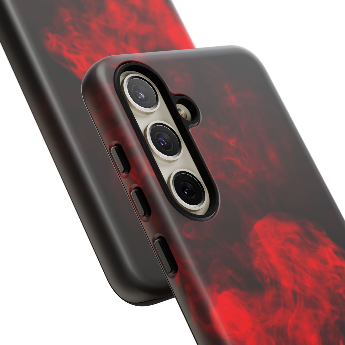 Bold Red Smoke Phone Case – Tough Cases for Protection and Style