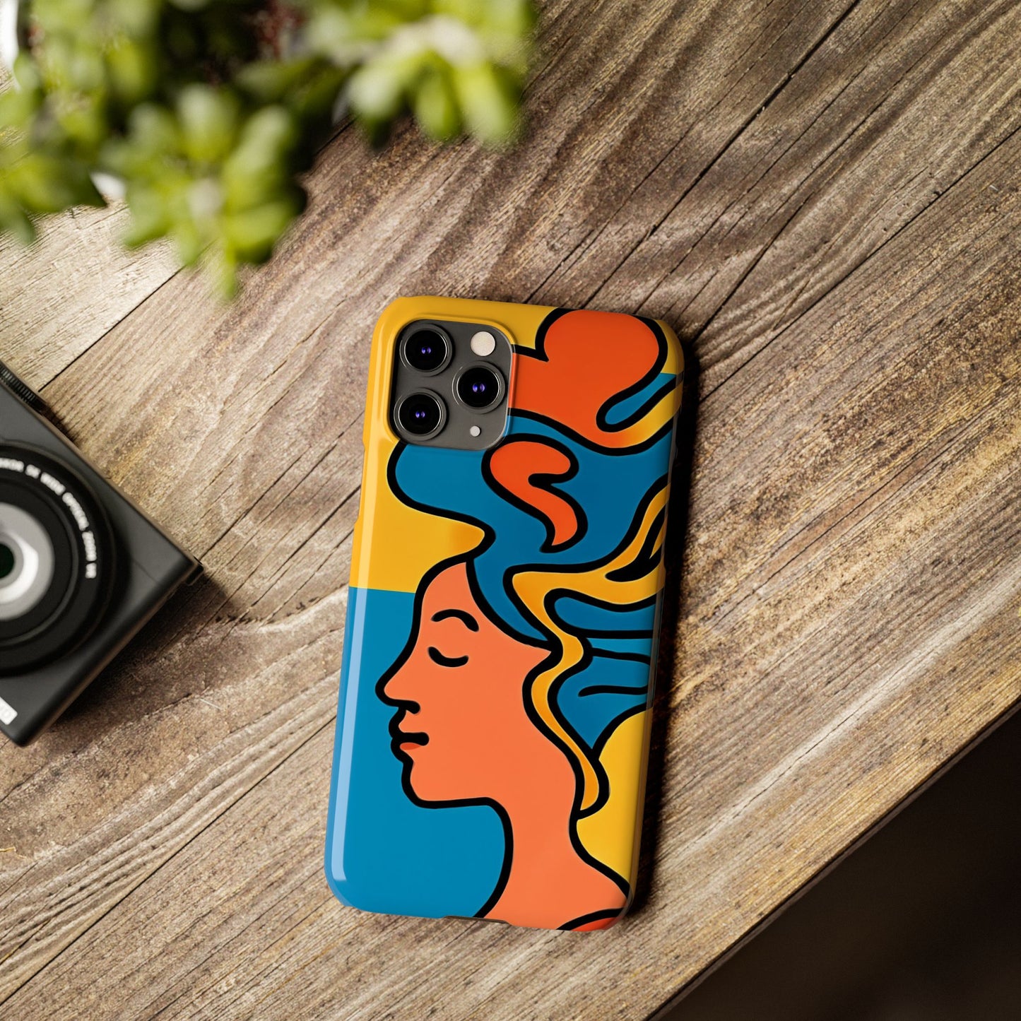 Stylish Slim Phone Cases with Colorful Abstract Design