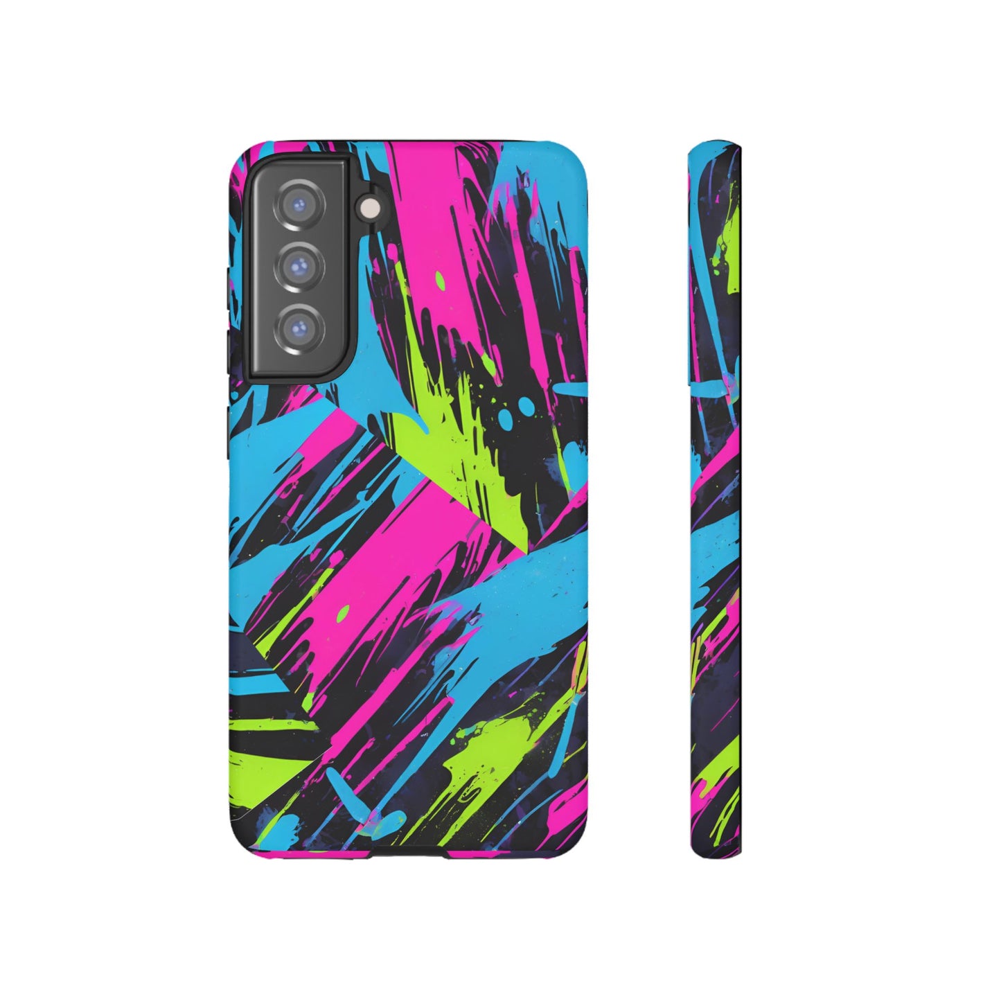Vibrant Phone Case - Tough Cases with Bold Color Burst Design