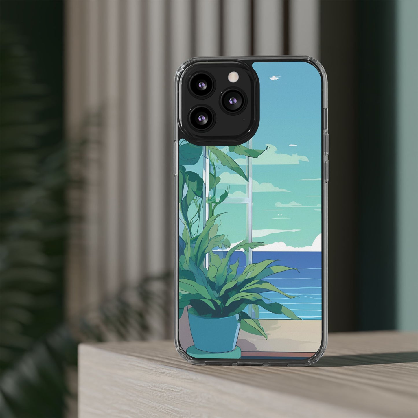 Tropical Ocean Clear Phone Case - Perfect Gift for Nature Lovers