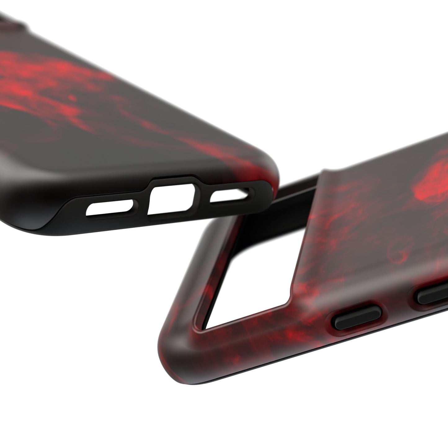 Bold Red Smoke Phone Case – Tough Cases for Protection and Style