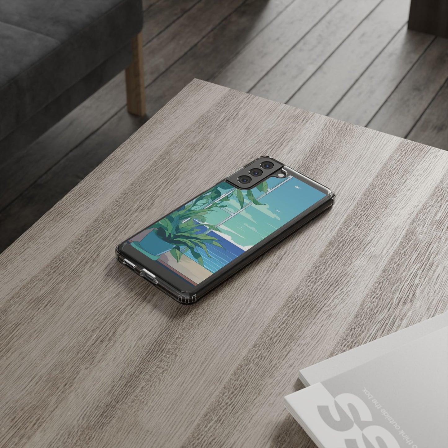 Tropical Ocean Clear Phone Case - Perfect Gift for Nature Lovers
