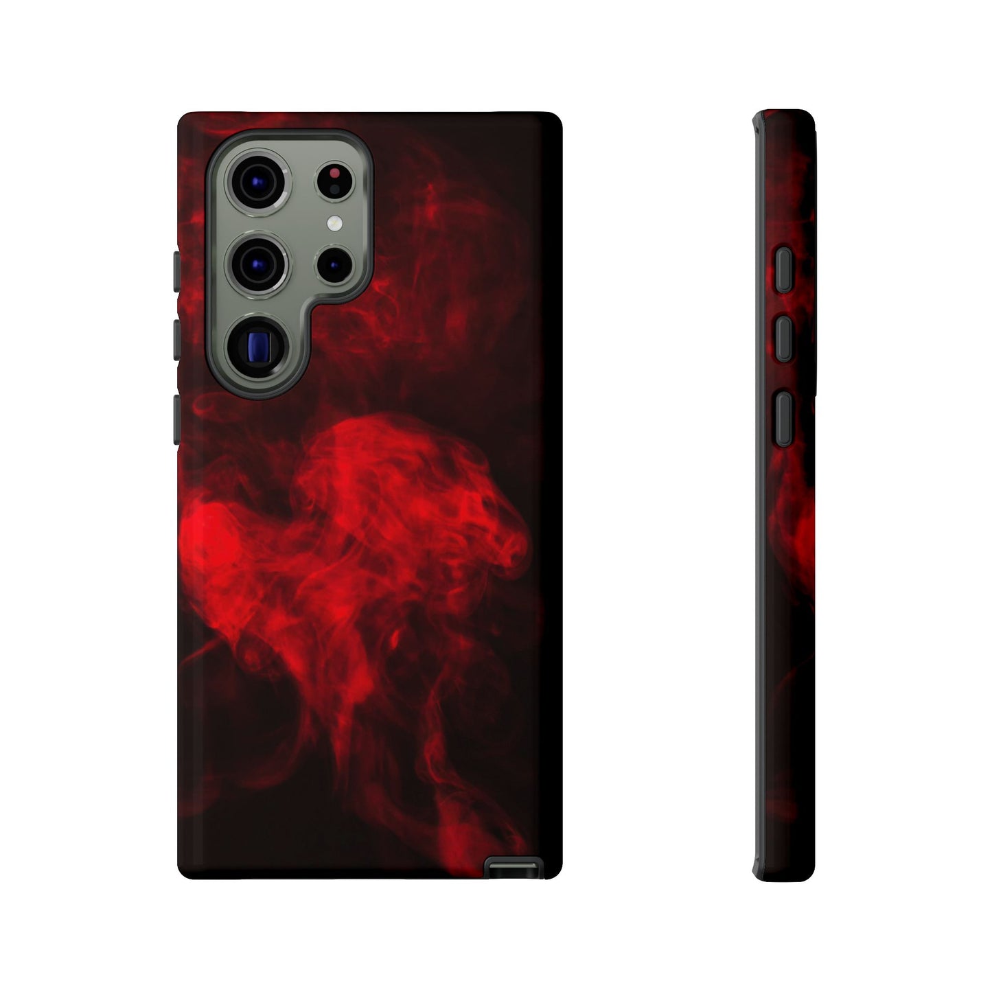Bold Red Smoke Phone Case – Tough Cases for Protection and Style