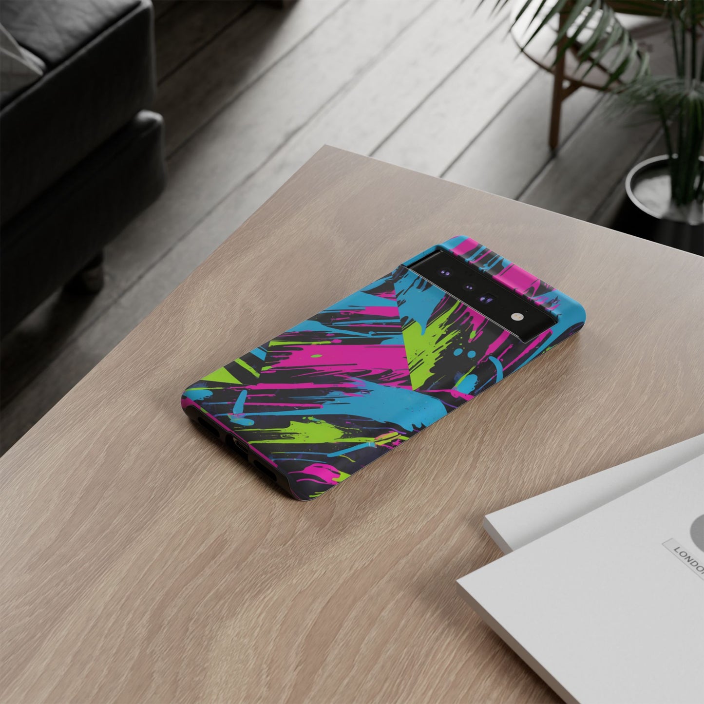 Vibrant Phone Case - Tough Cases with Bold Color Burst Design