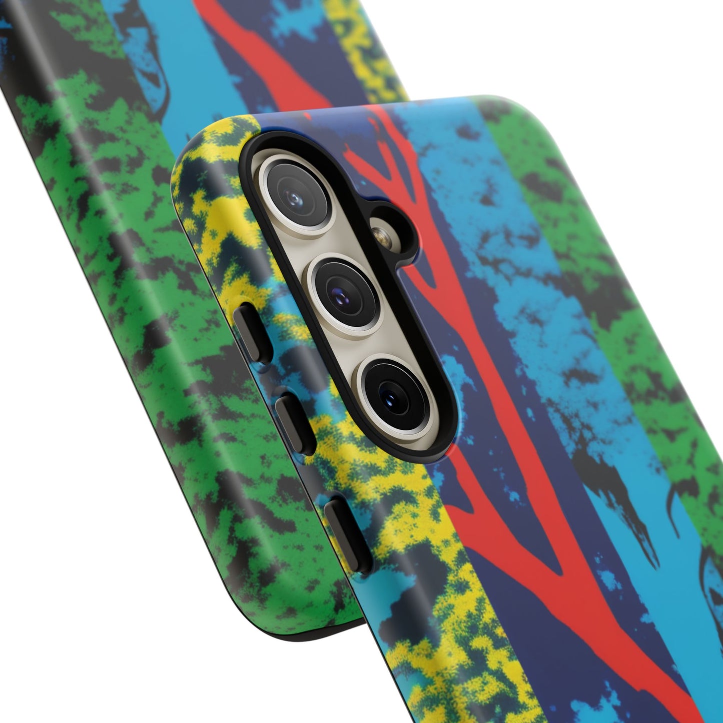Phone Case - Colorful Forest Design Tough Case