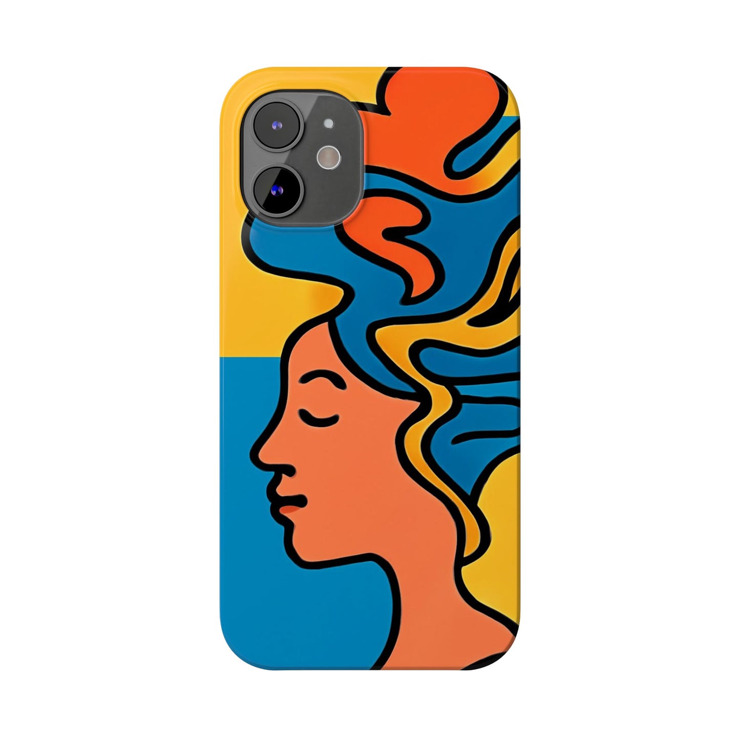 Stylish Slim Phone Cases with Colorful Abstract Design
