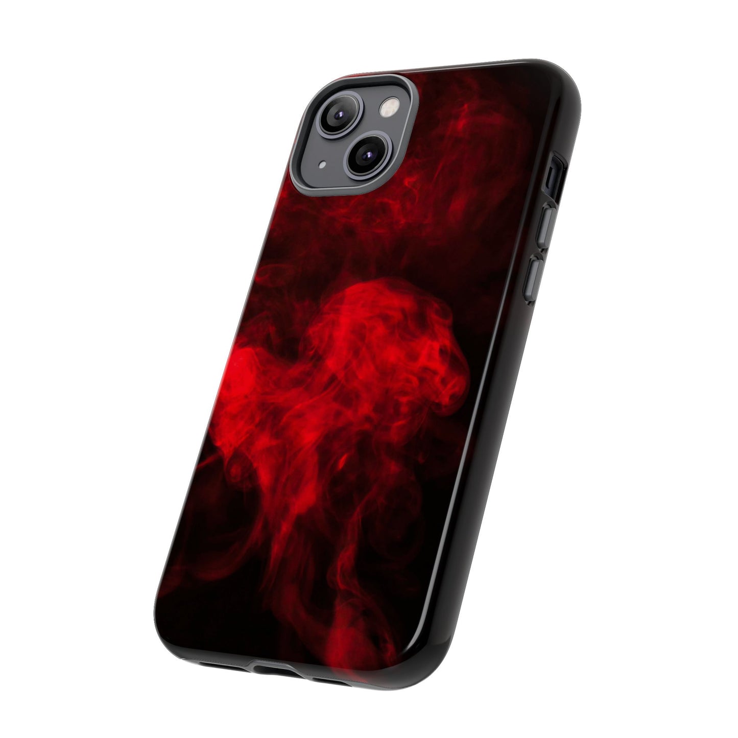 Bold Red Smoke Phone Case – Tough Cases for Protection and Style