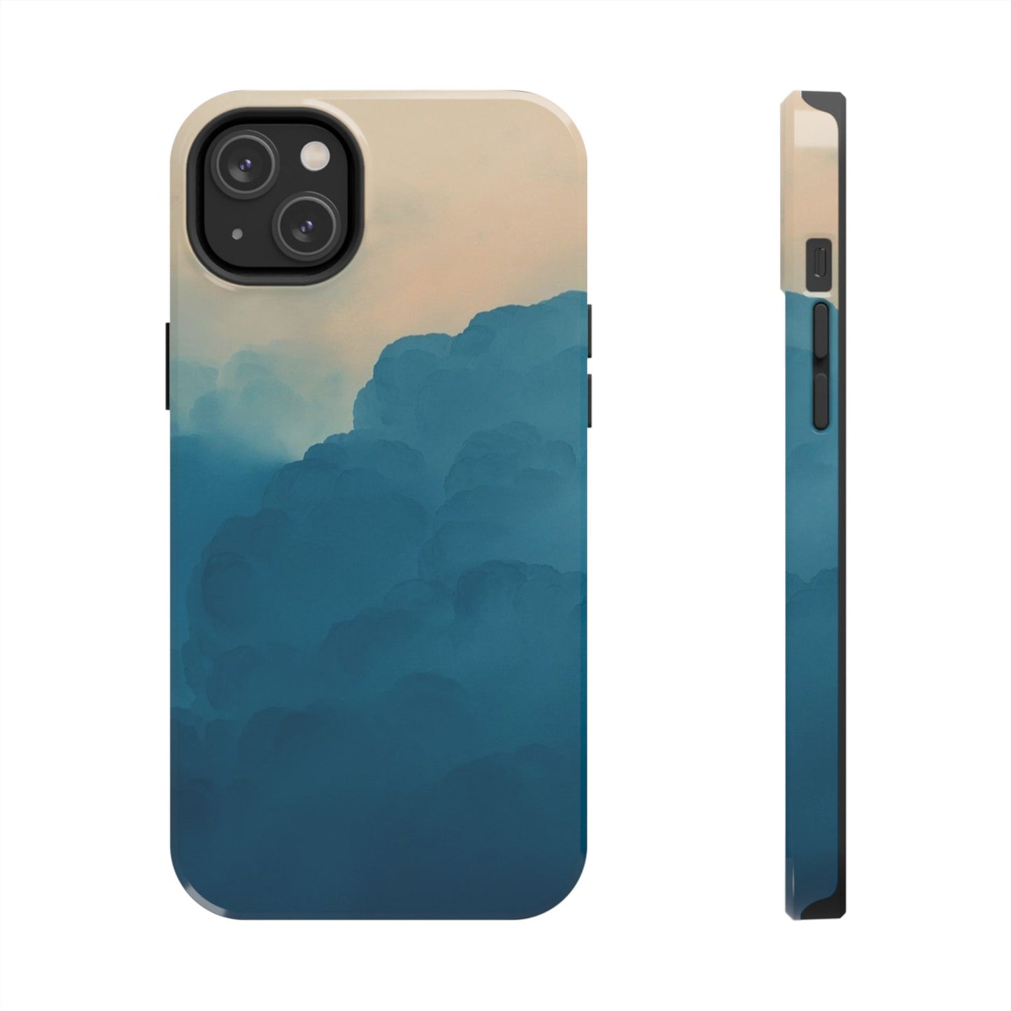 Serene Cloud Tough Phone Case - Durable Protection with Soothing Aesthetic