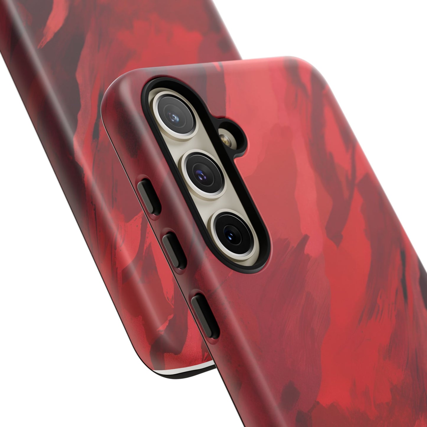 Bold Red Abstract Phone Case - Stylish Protection for Your Phone