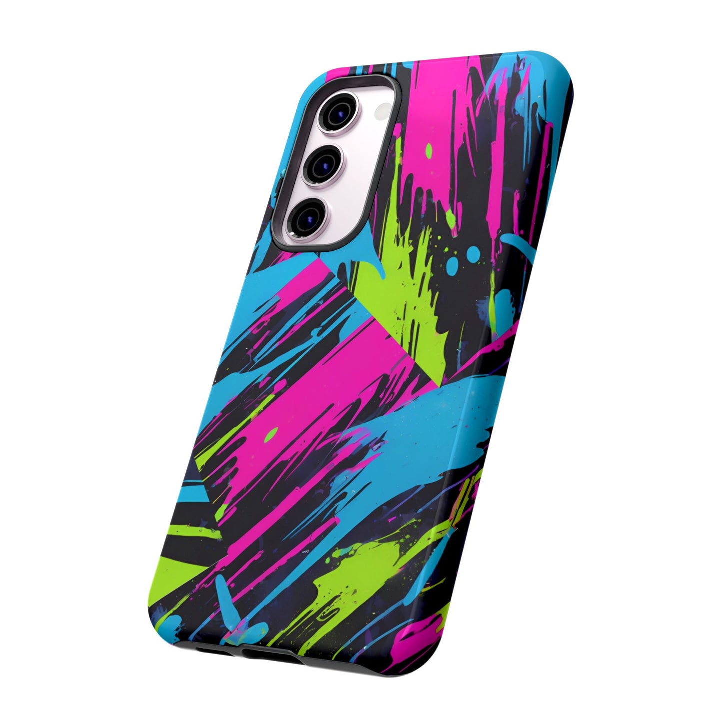 Vibrant Phone Case - Tough Cases with Bold Color Burst Design