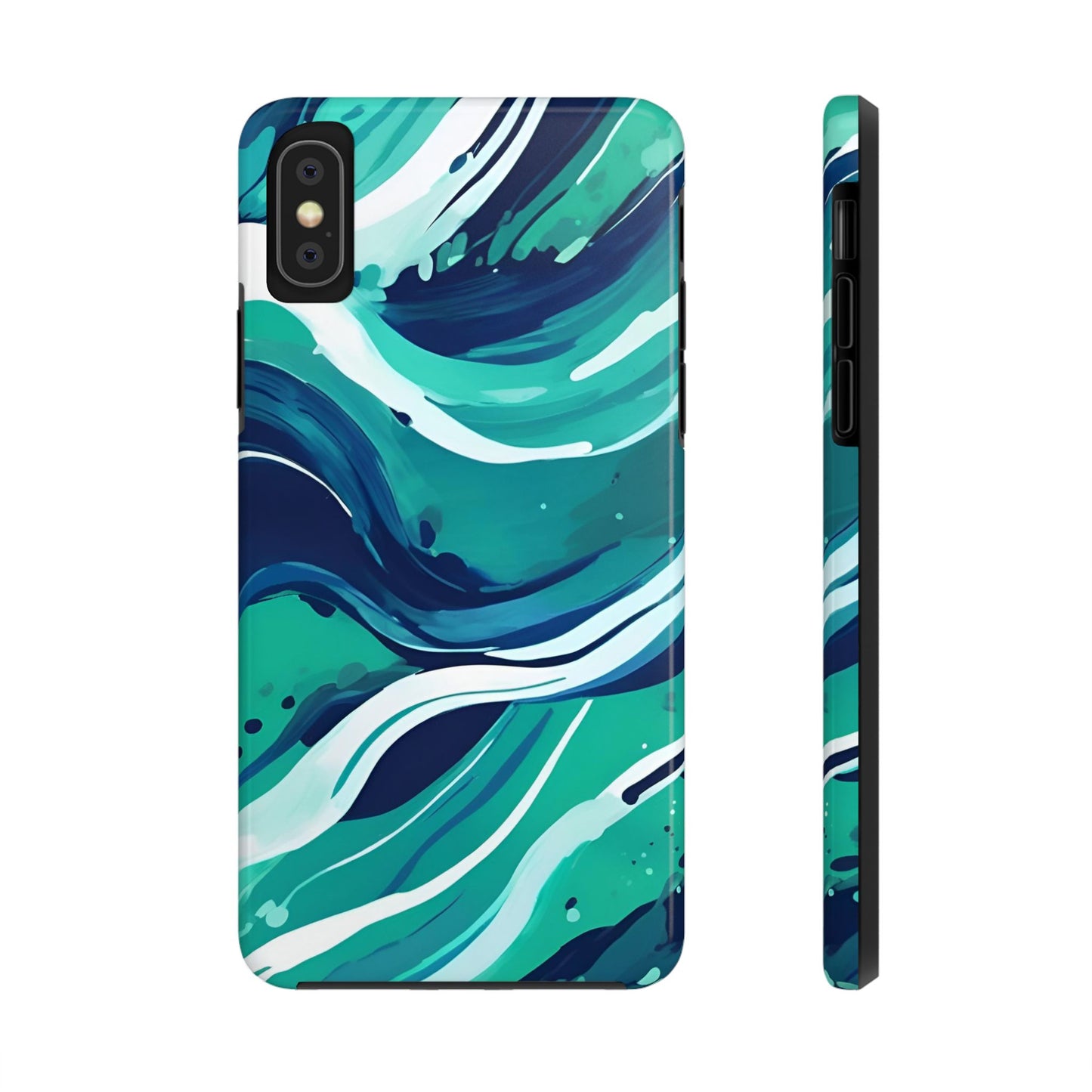 Ocean Wave Tough Phone Case - Durable Protection