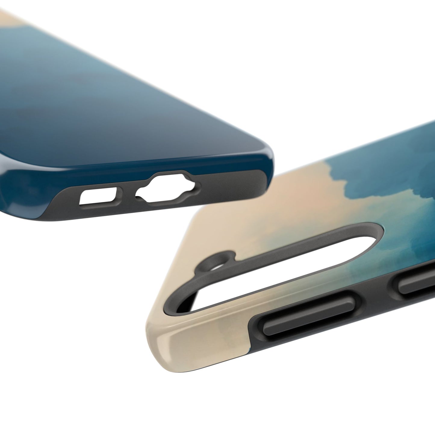Serene Cloud Tough Phone Case - Durable Protection with Soothing Aesthetic